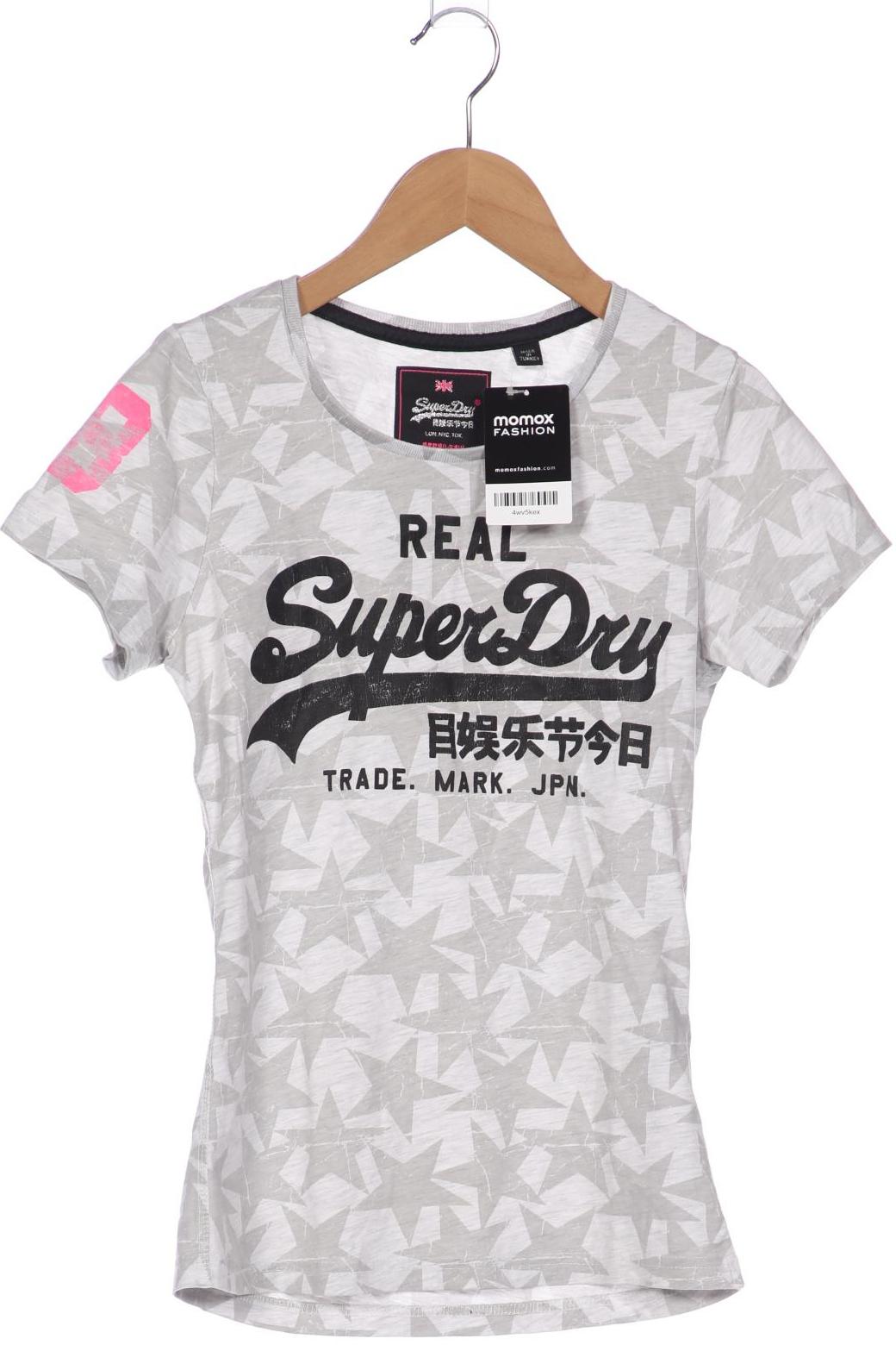 

Superdry Damen T-Shirt, grau, Gr. 38