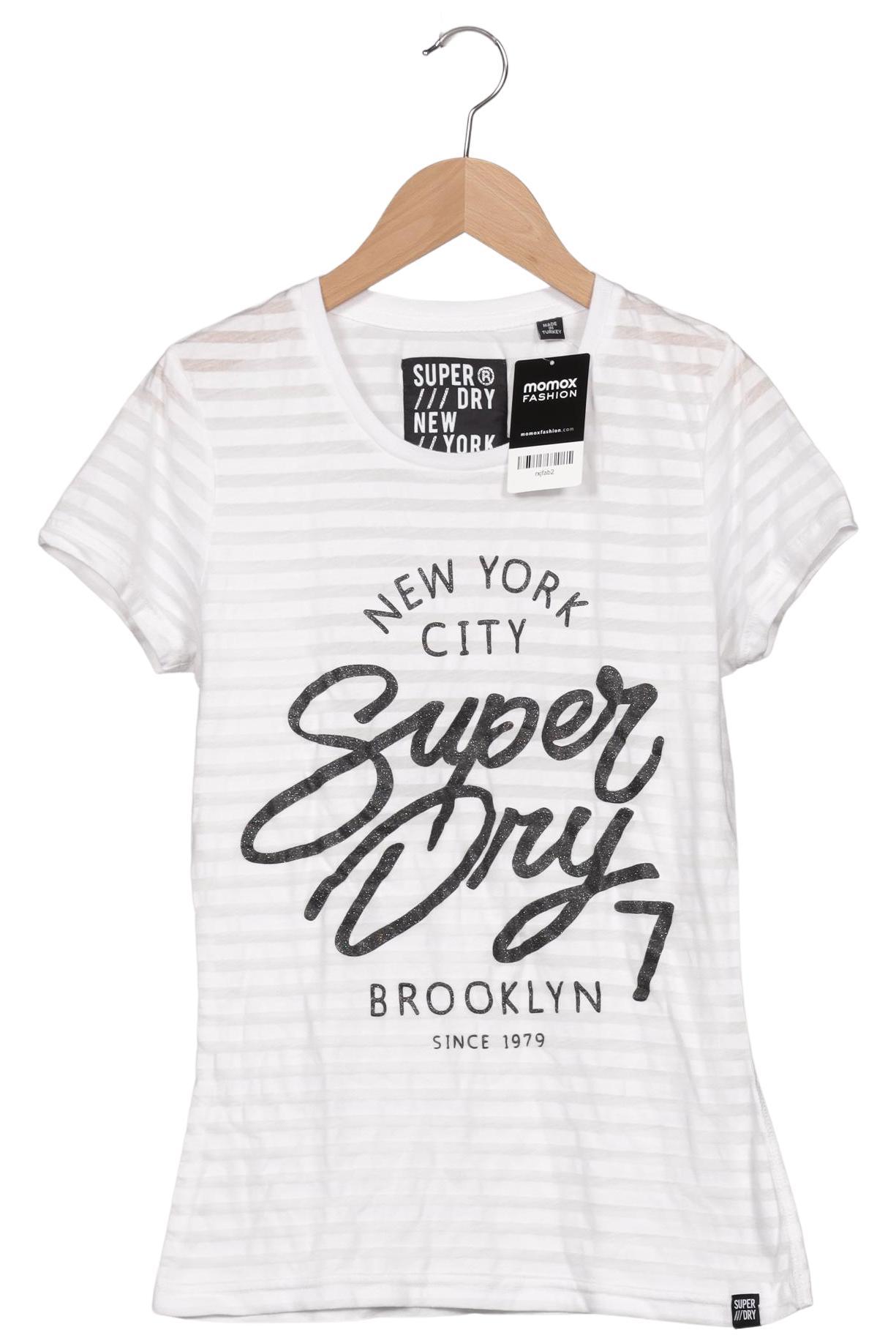 

Superdry Damen T-Shirt, weiß, Gr. 36