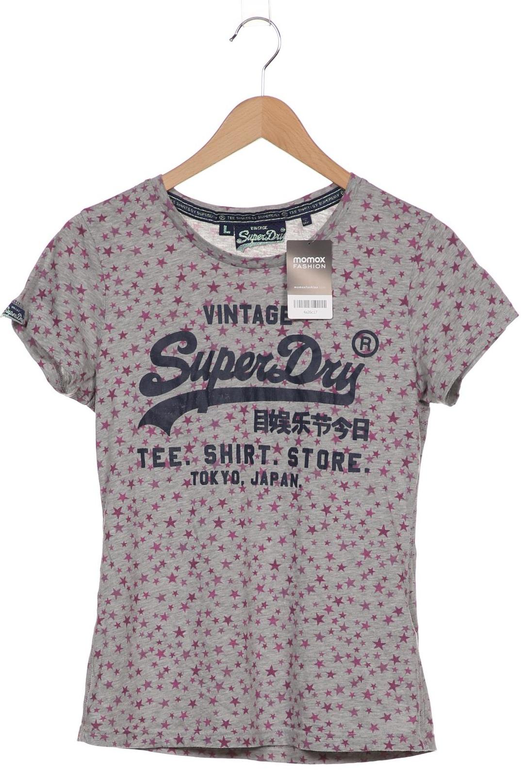 

Superdry Damen T-Shirt, grau, Gr. 42