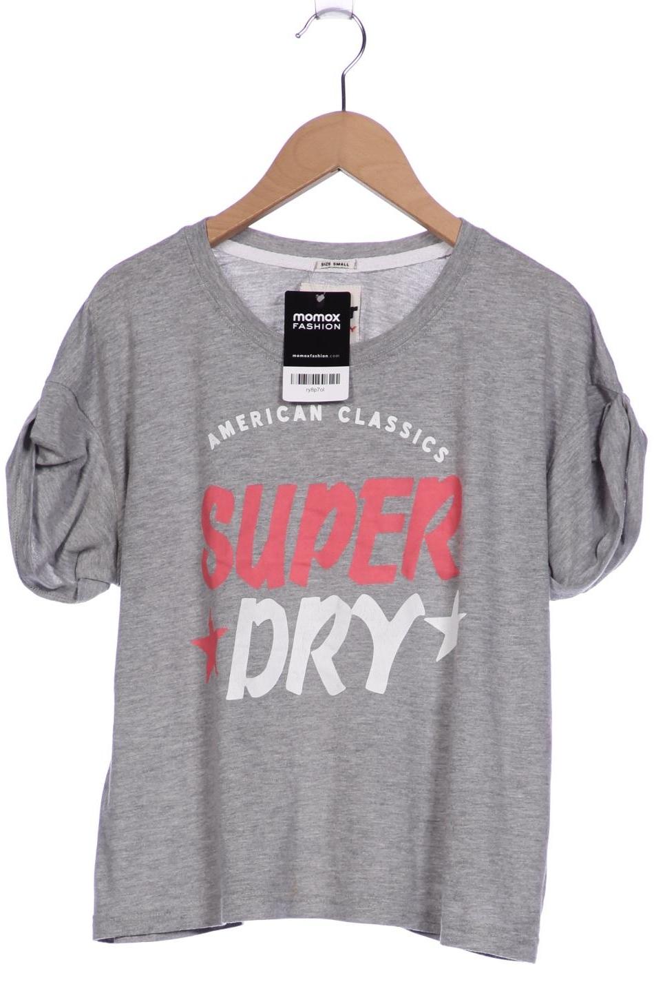 

Superdry Damen T-Shirt, grau, Gr. 36