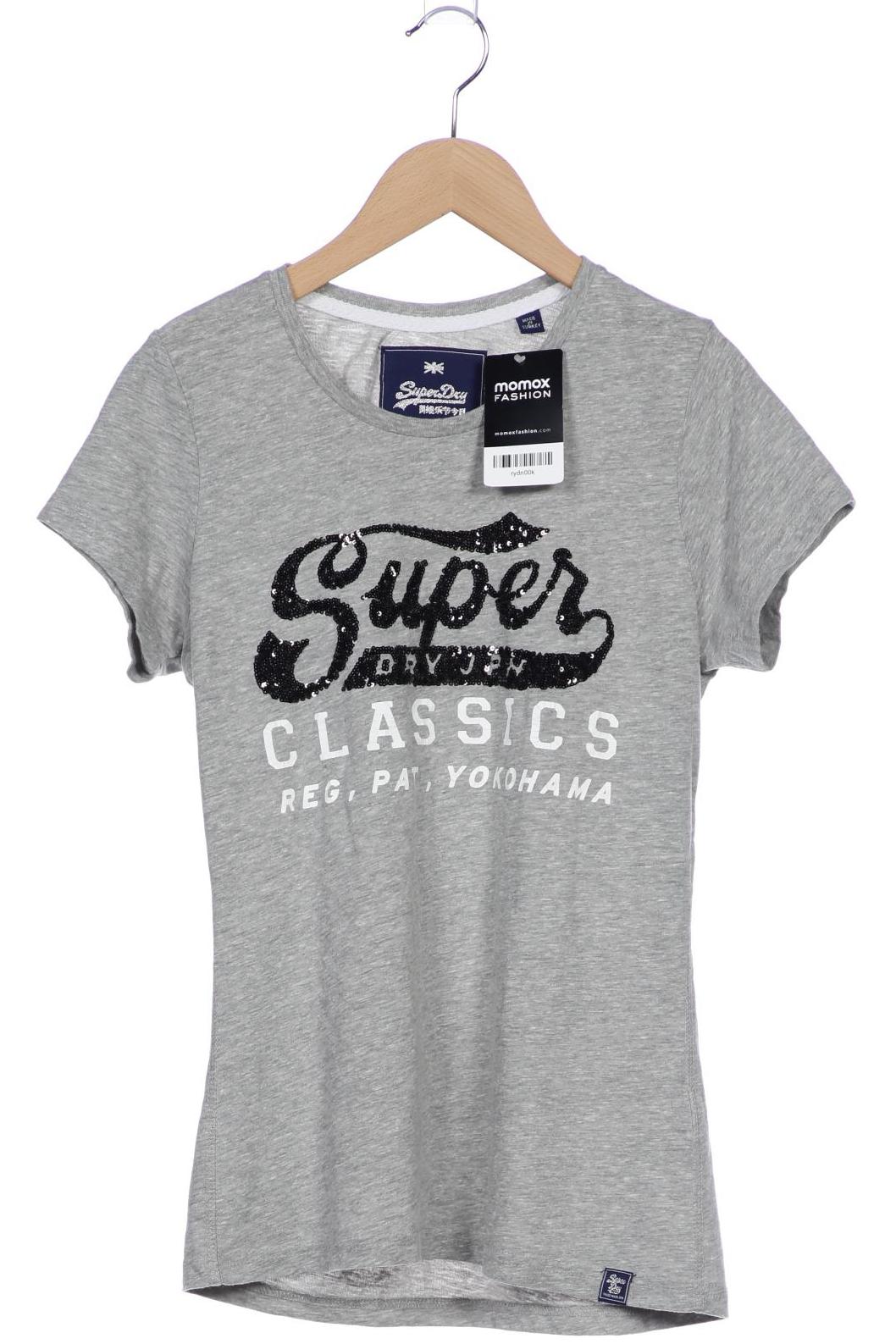 

Superdry Damen T-Shirt, grau, Gr. 40