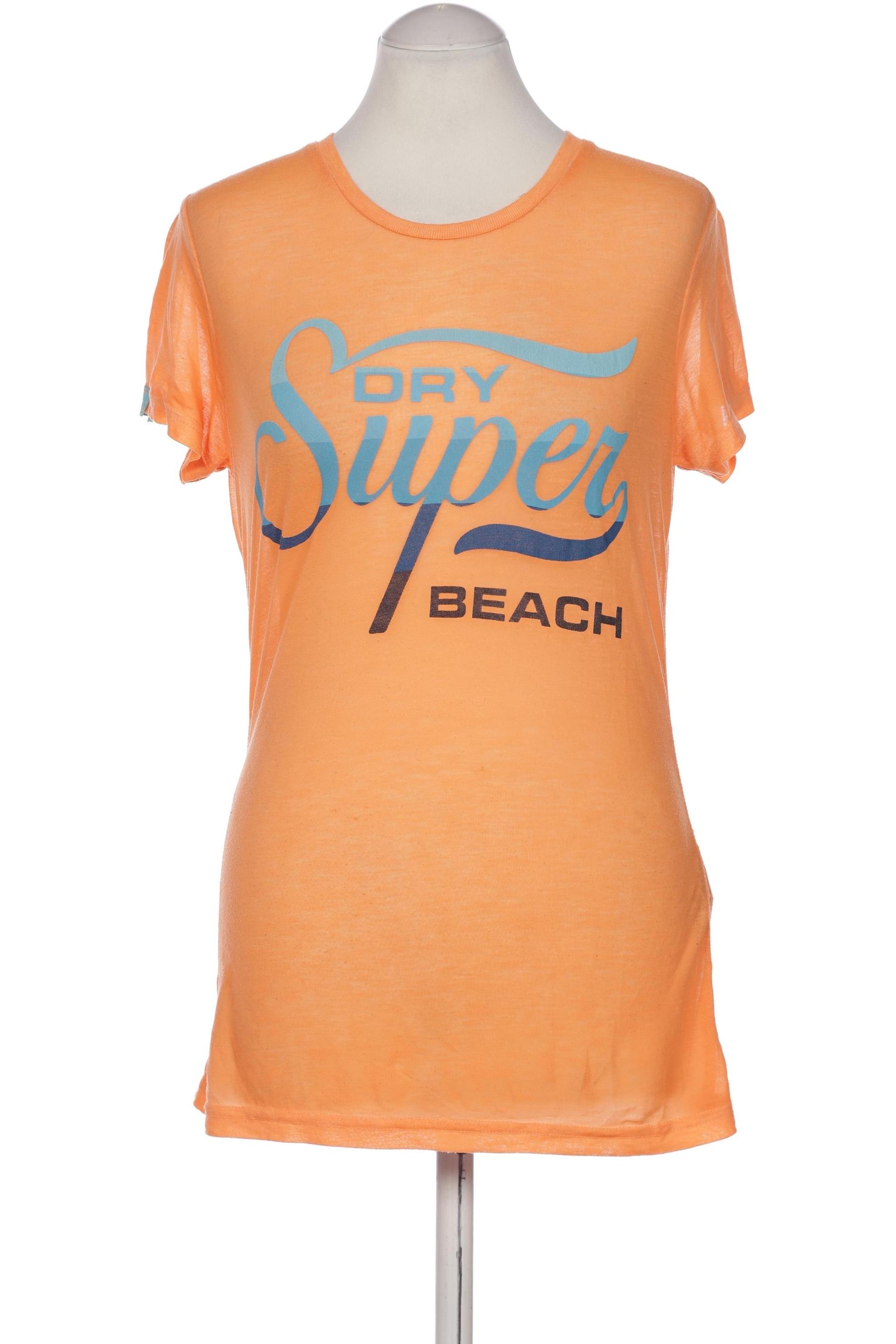 

Superdry Damen T-Shirt, orange, Gr. 38