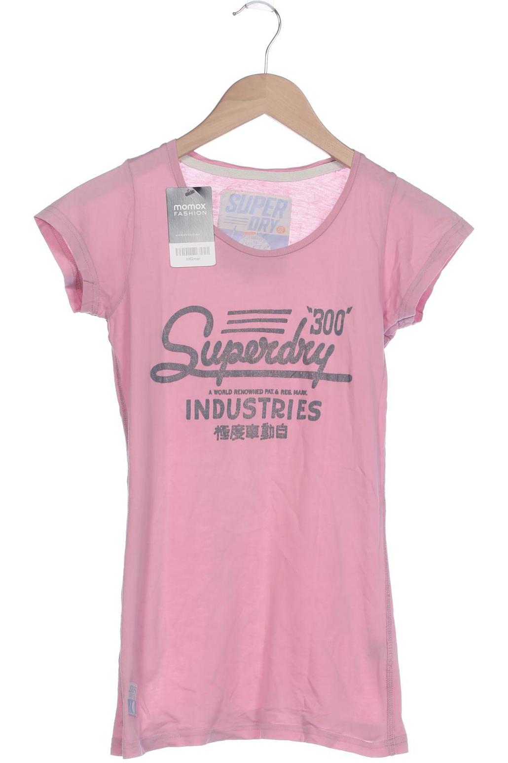 

Superdry Damen T-Shirt, pink, Gr. 34