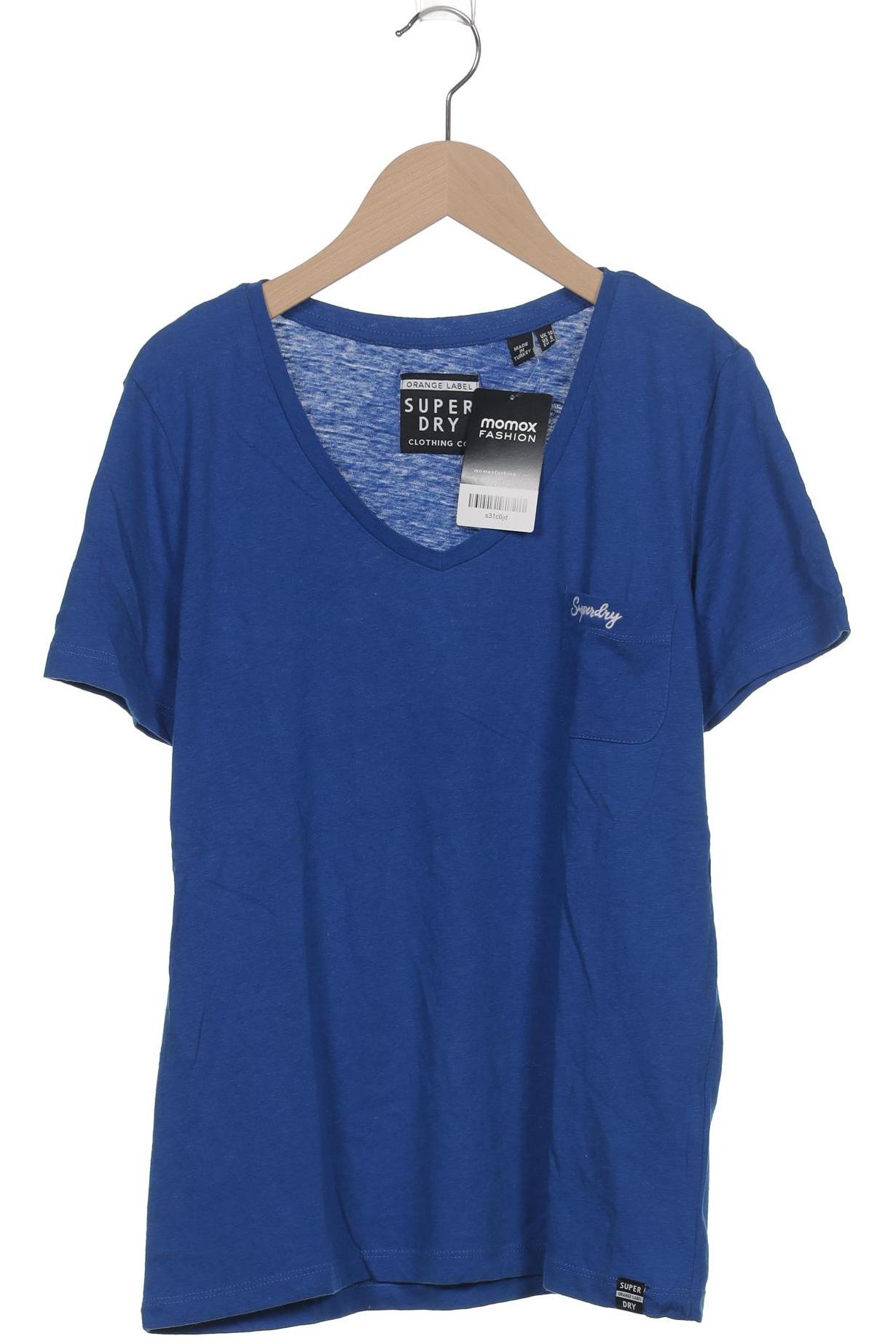 

Superdry Damen T-Shirt, blau, Gr. 38