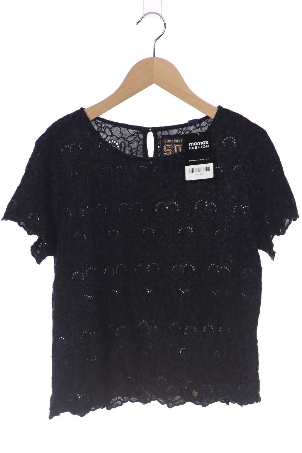 

Superdry Damen T-Shirt, schwarz, Gr. 38