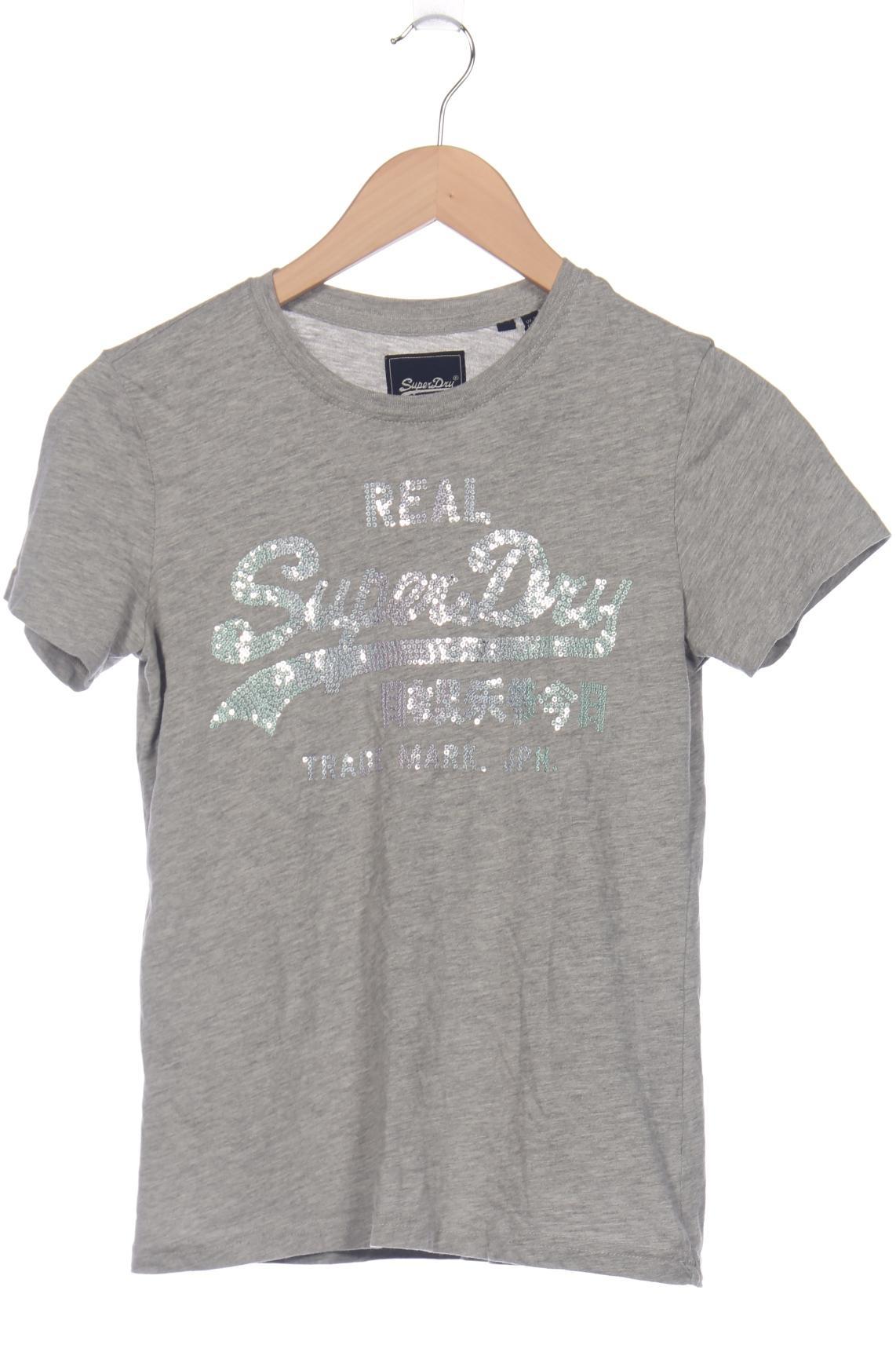 

Superdry Damen T-Shirt, grau, Gr. 36