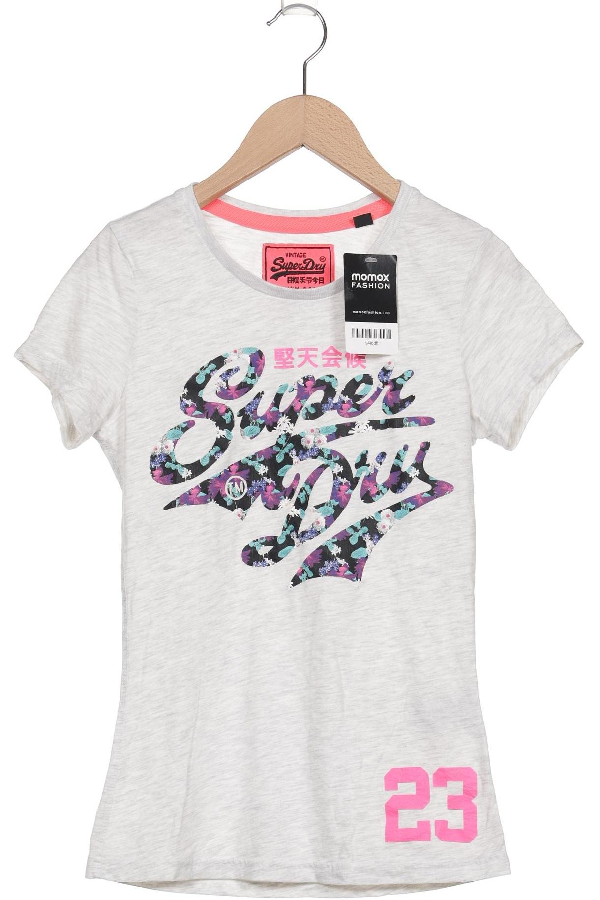 

Superdry Damen T-Shirt, grau, Gr. 34