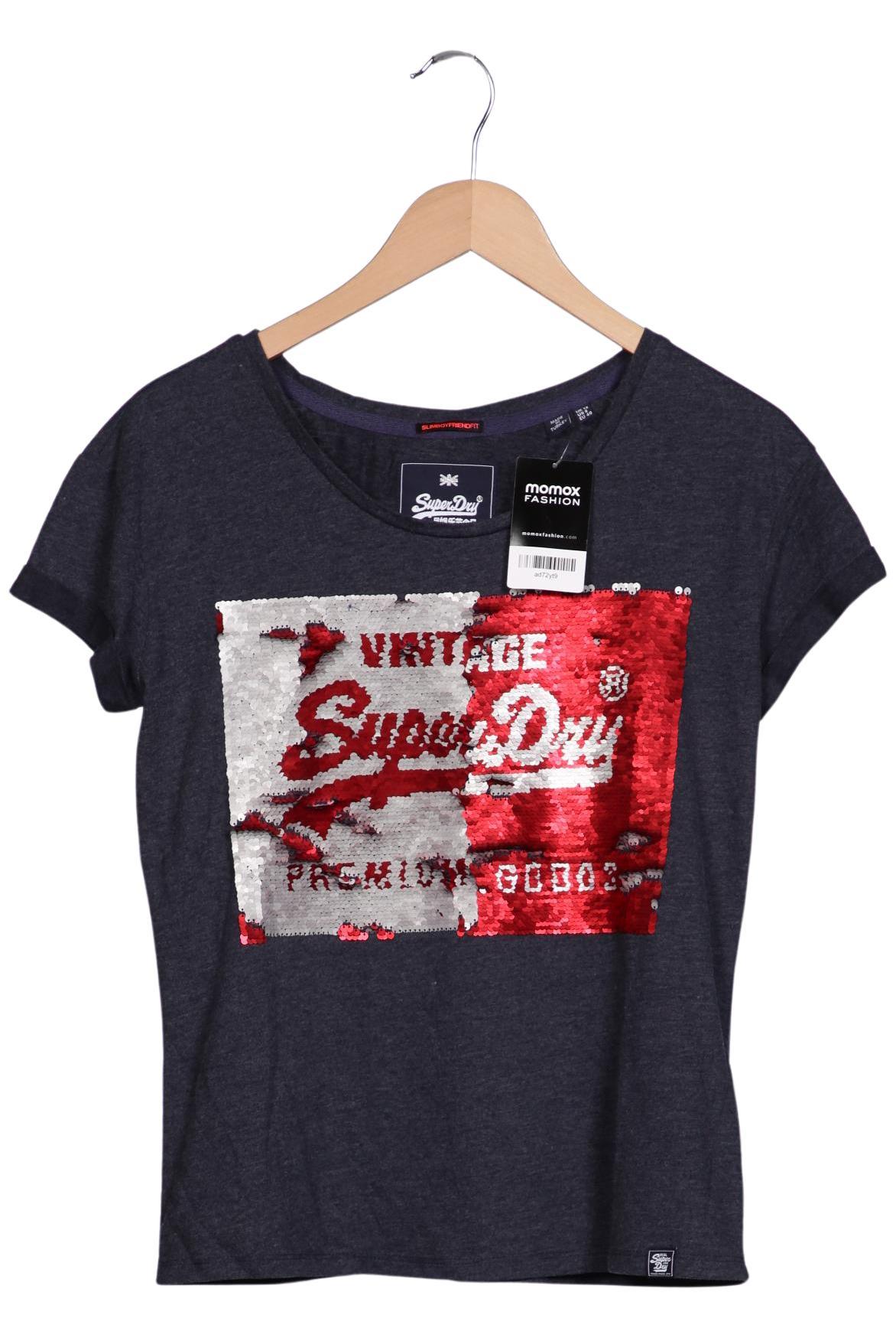 

Superdry Damen T-Shirt, marineblau, Gr. 40