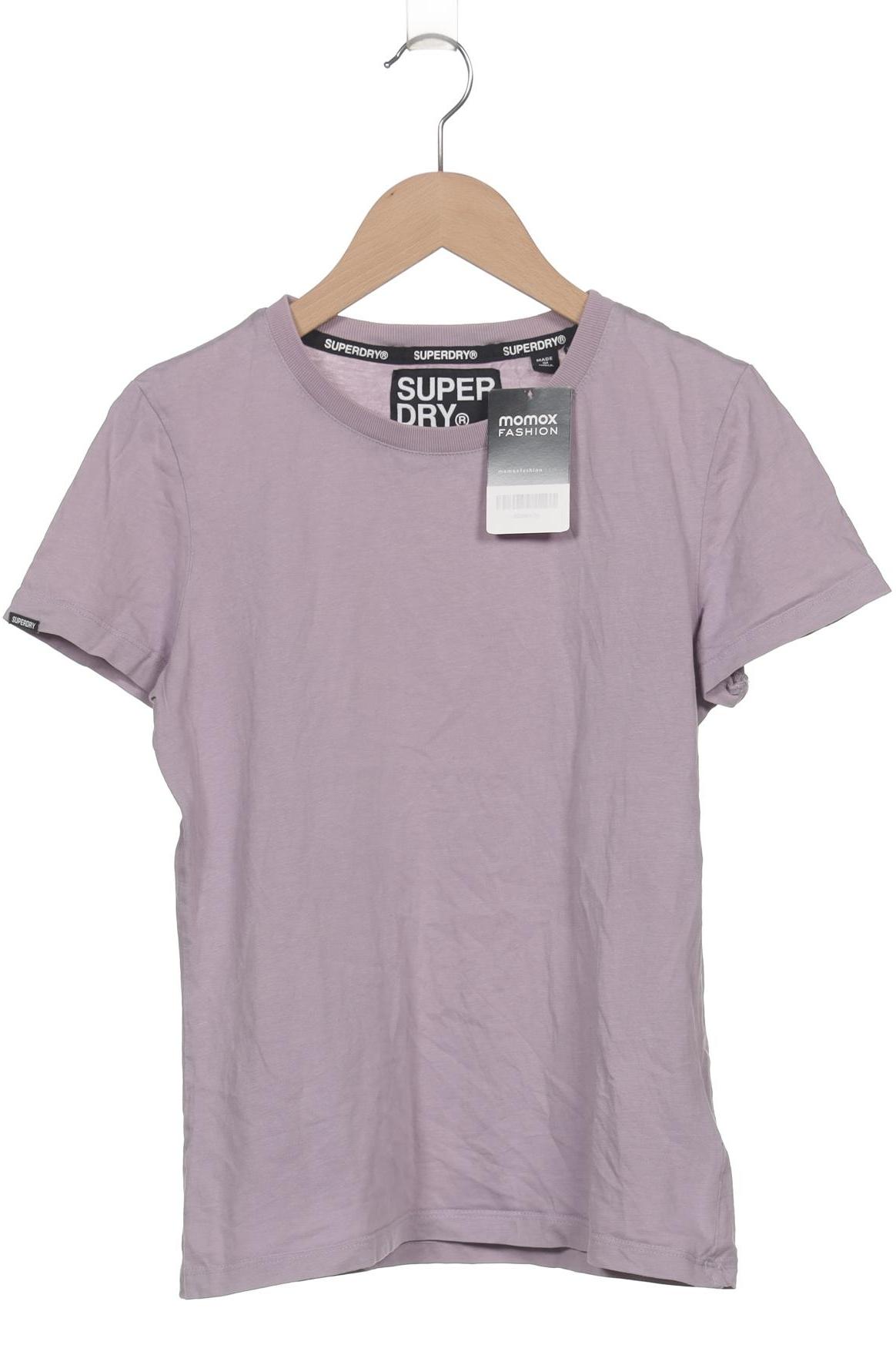 

Superdry Damen T-Shirt, flieder, Gr. 34