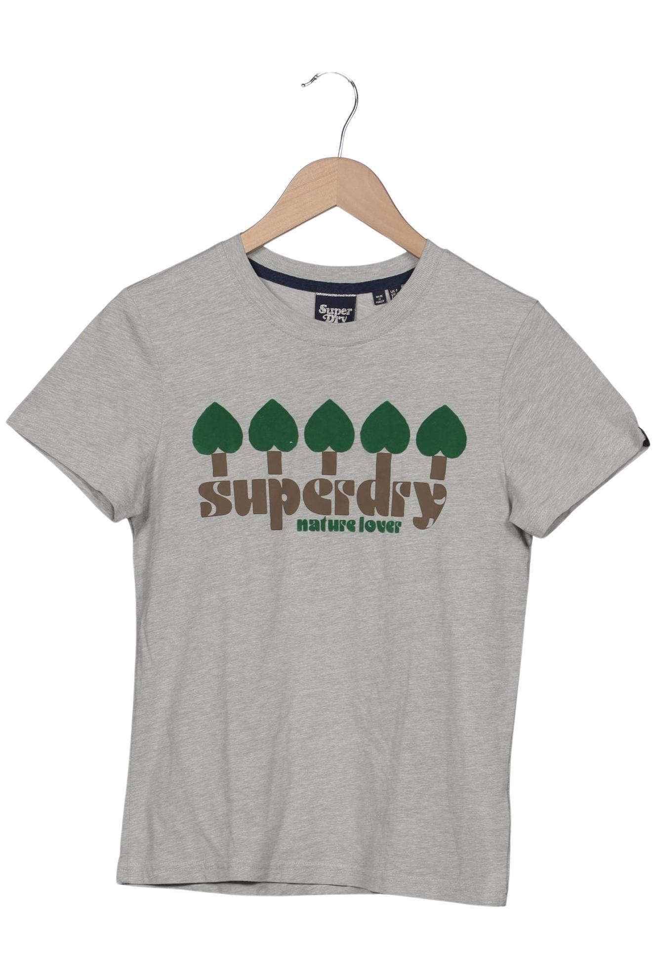 

Superdry Damen T-Shirt, grau, Gr. 36