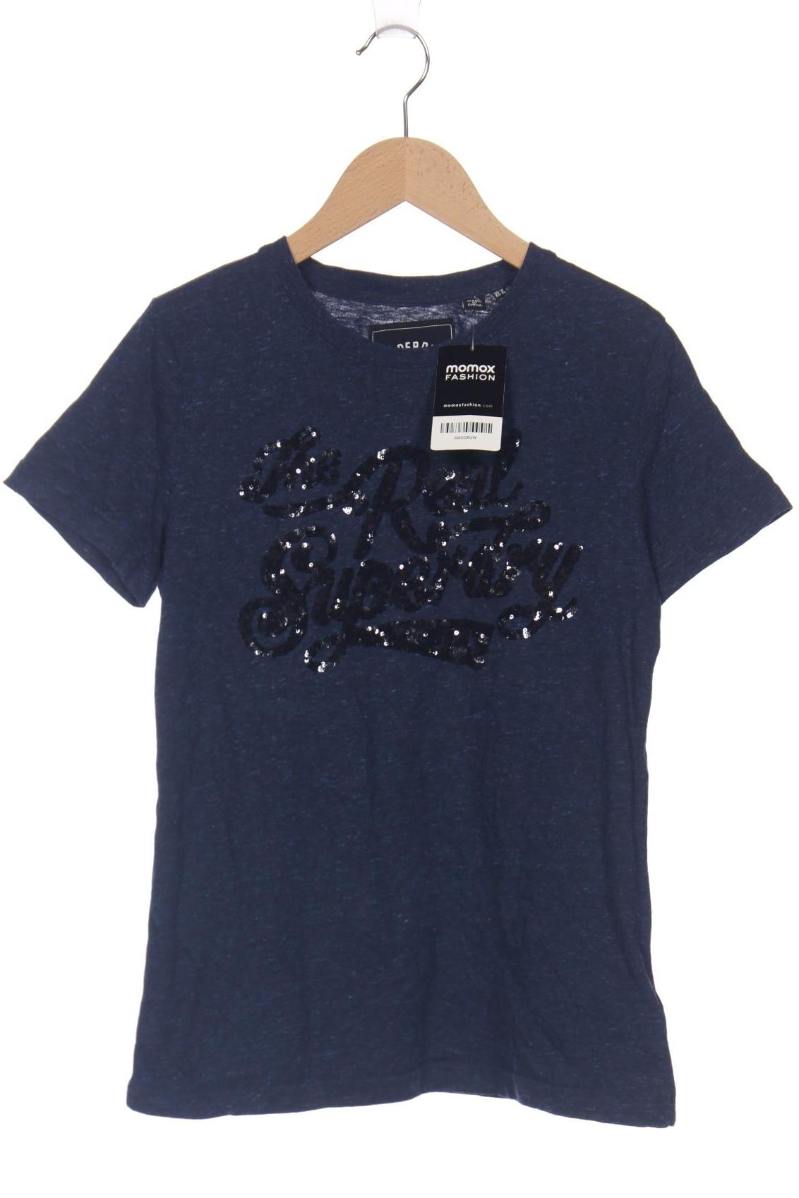 

Superdry Damen T-Shirt, marineblau, Gr. 38