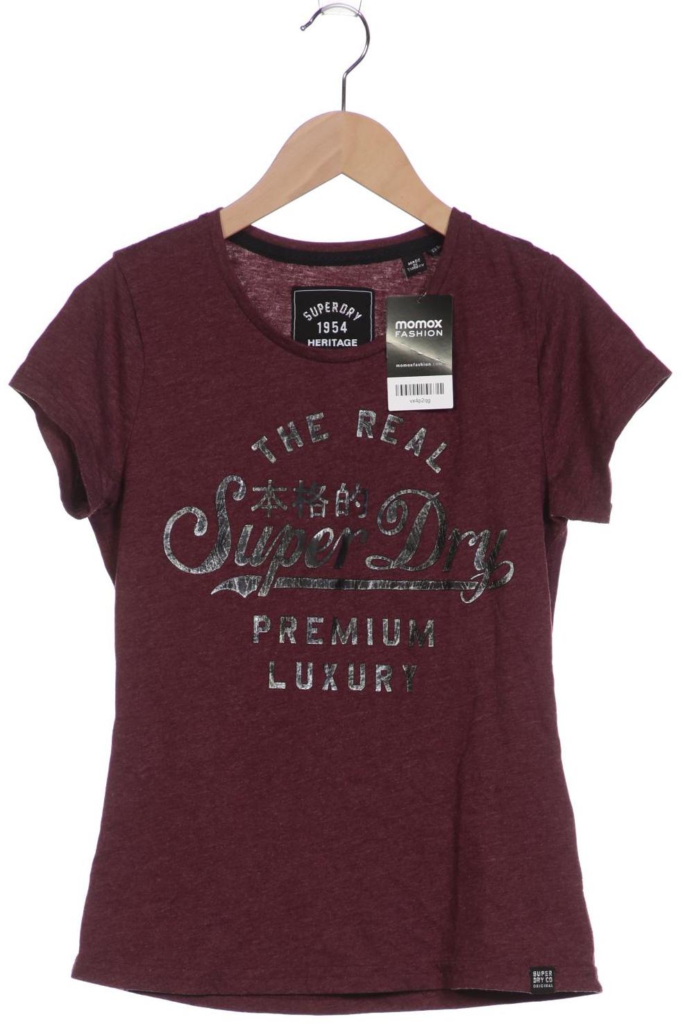 

Superdry Damen T-Shirt, bordeaux