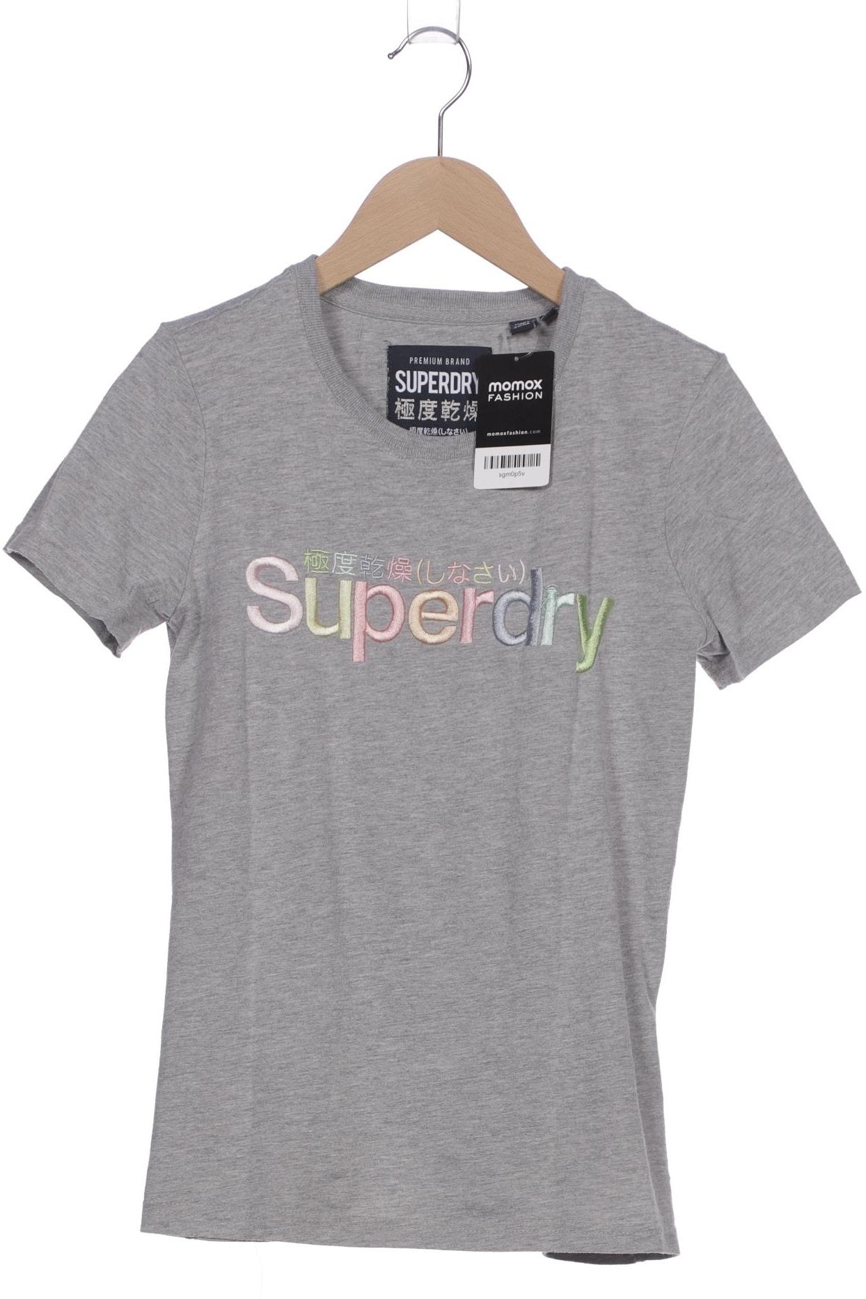 

Superdry Damen T-Shirt, grau, Gr. 36
