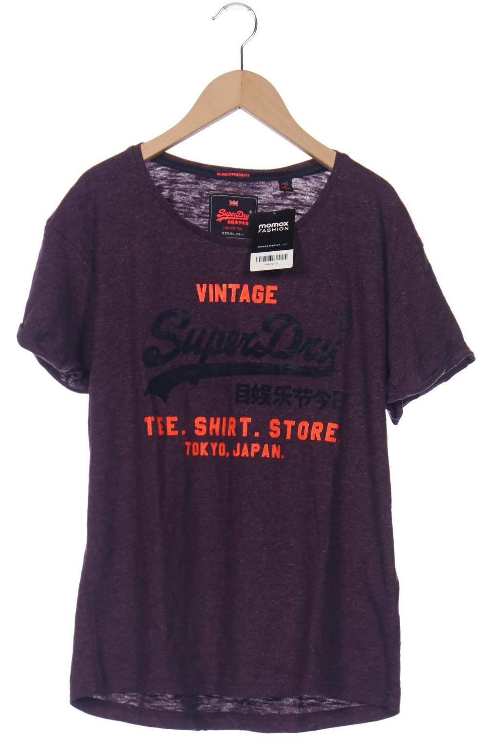 

Superdry Damen T-Shirt, flieder, Gr. 38