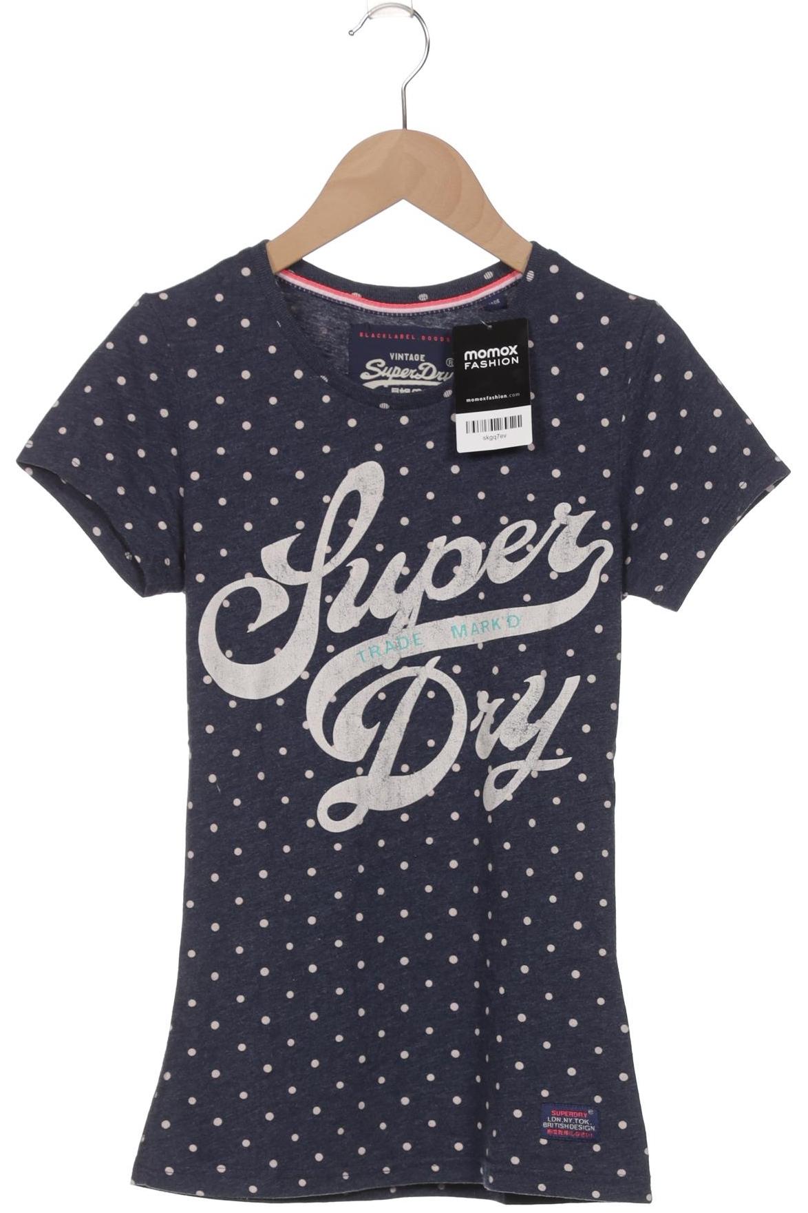 

Superdry Damen T-Shirt, marineblau, Gr. 34
