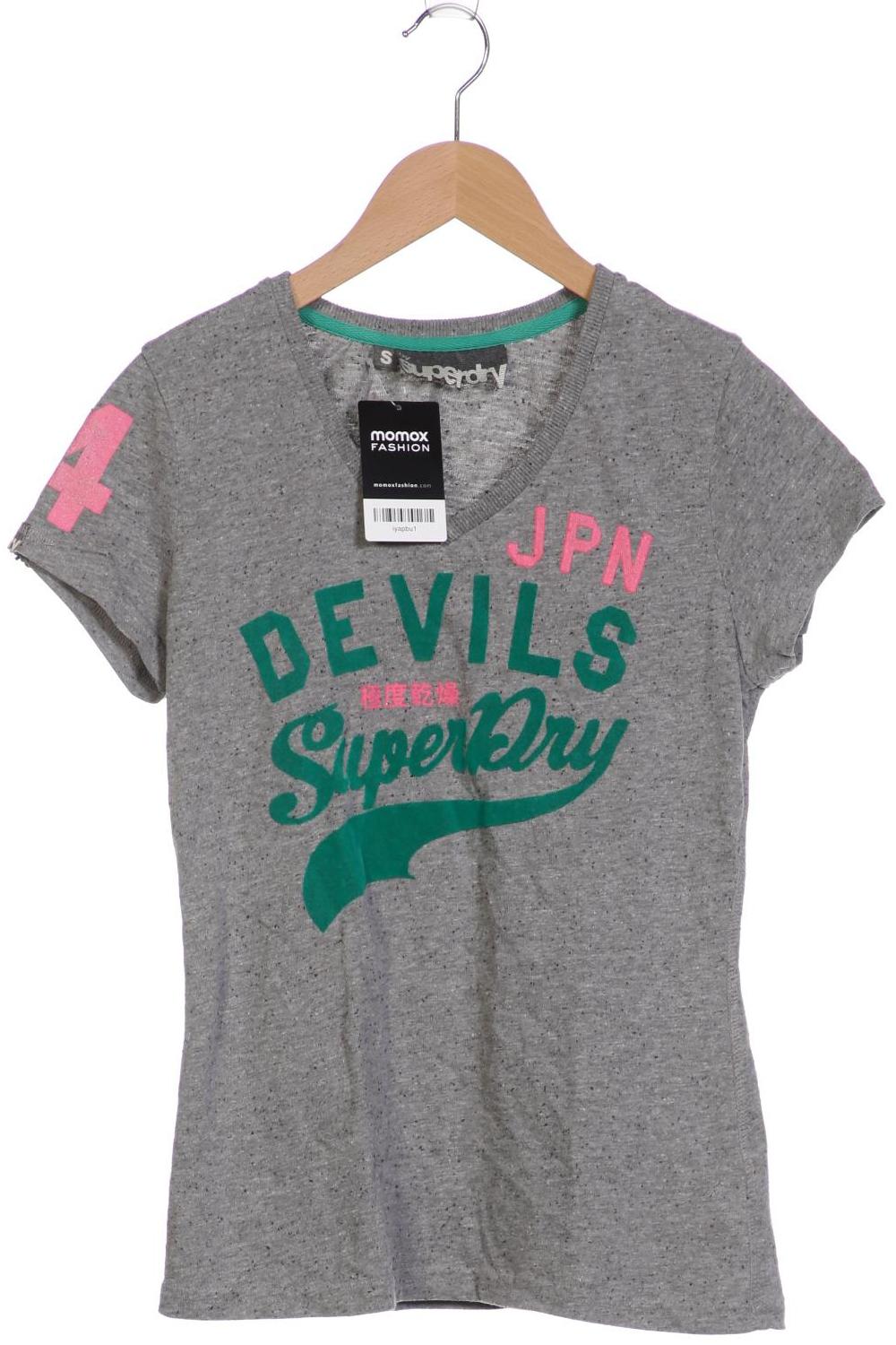 

Superdry Damen T-Shirt, grau, Gr. 36