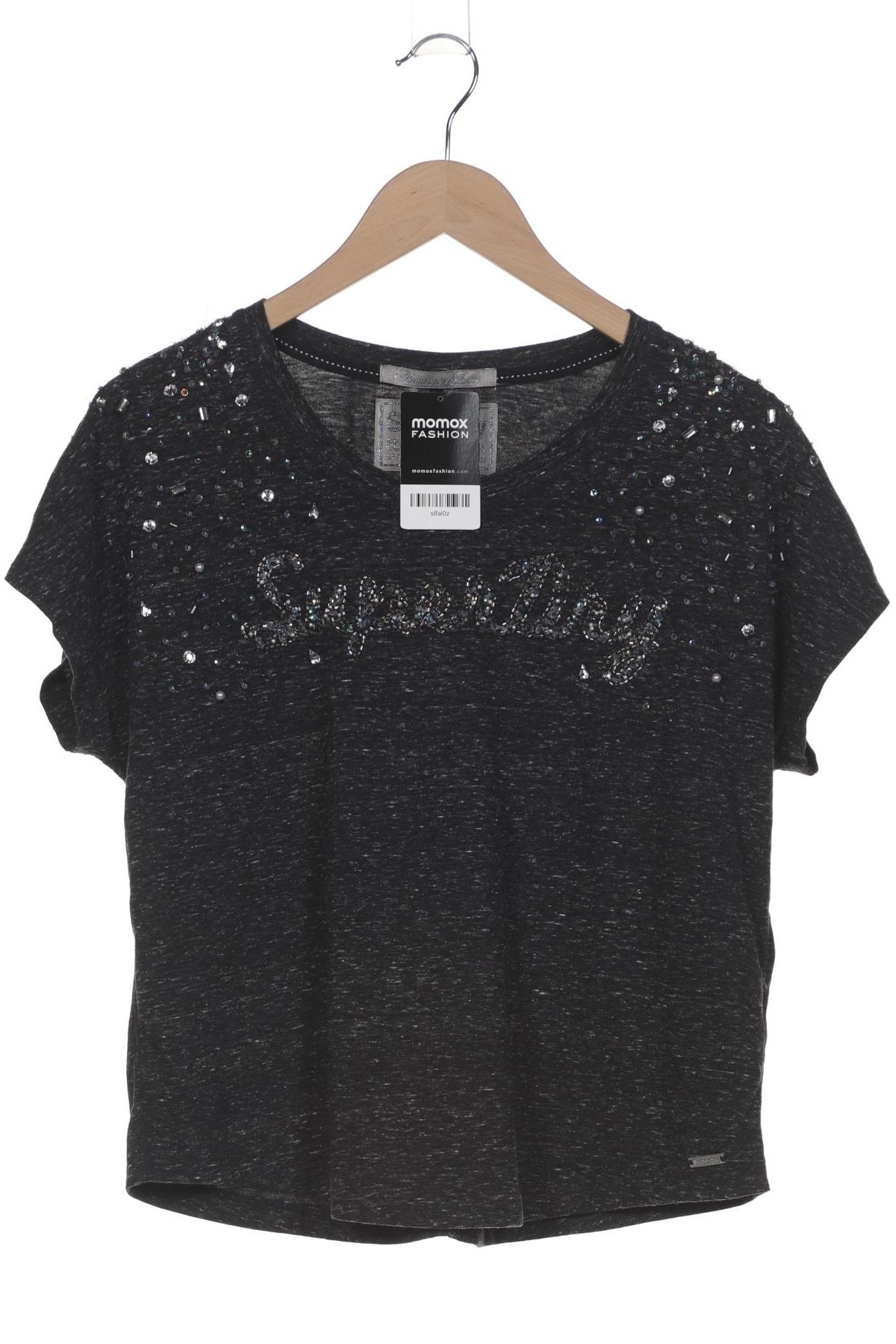 

Superdry Damen T-Shirt, grau, Gr. 36