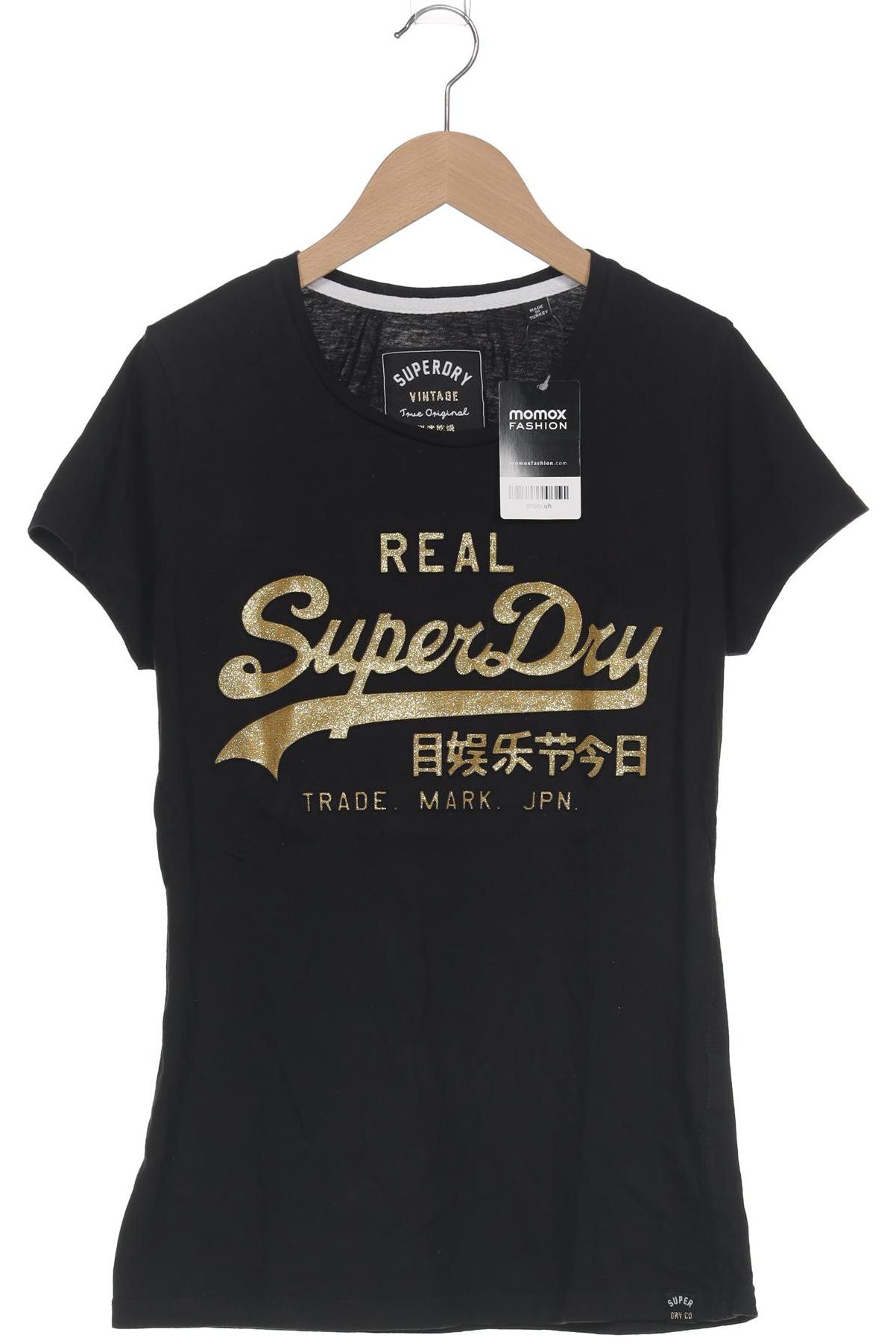 

Superdry Damen T-Shirt, schwarz, Gr. 40