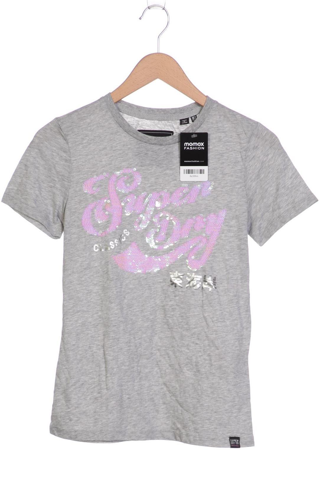 

Superdry Damen T-Shirt, grau, Gr. 36
