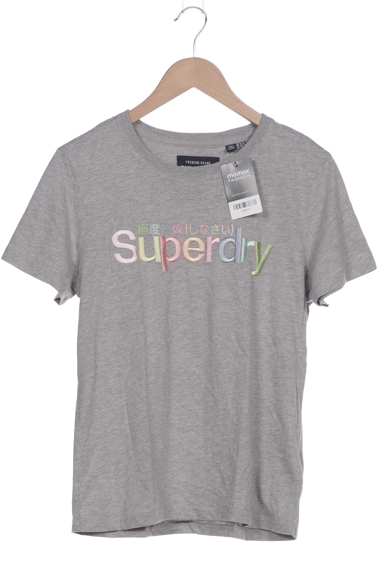 

Superdry Damen T-Shirt, grau, Gr. 42