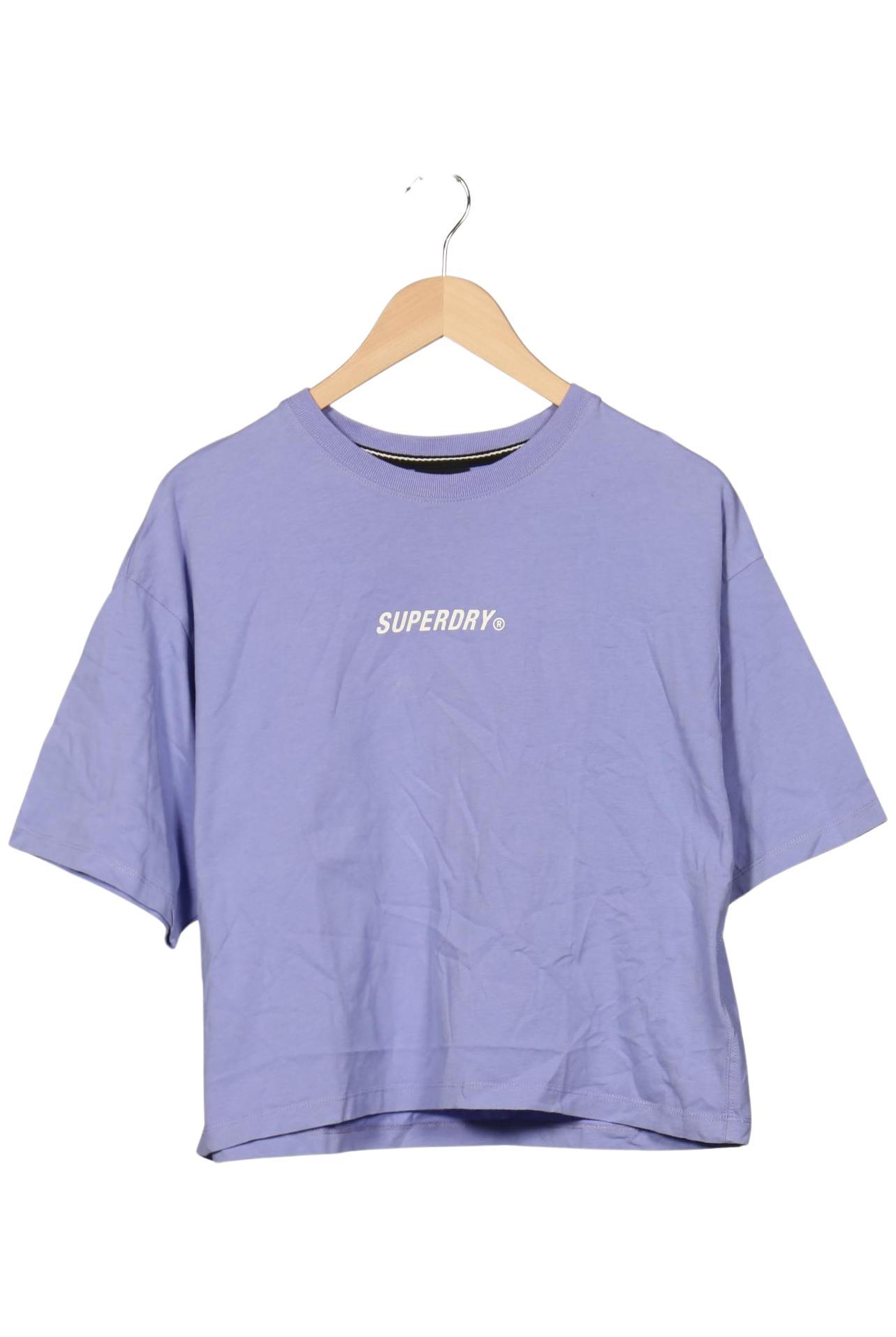 

Superdry Damen T-Shirt, flieder, Gr. 36