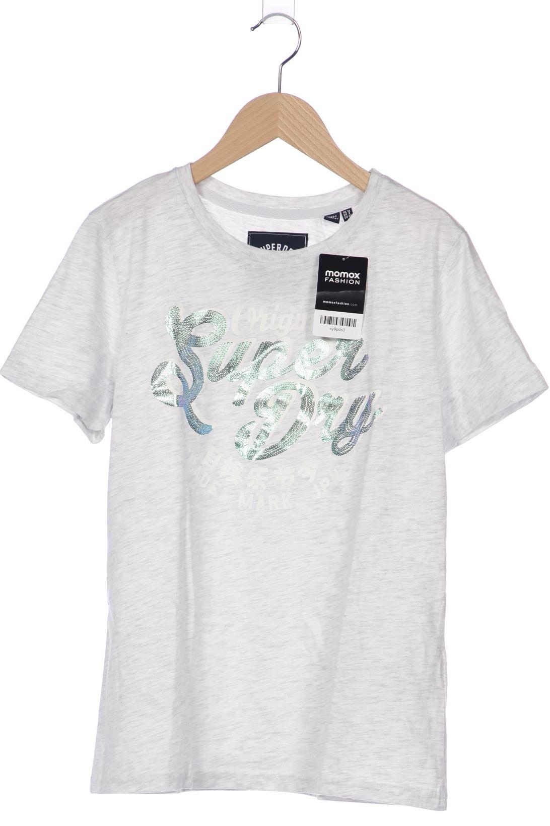 

Superdry Damen T-Shirt, grau, Gr. 40