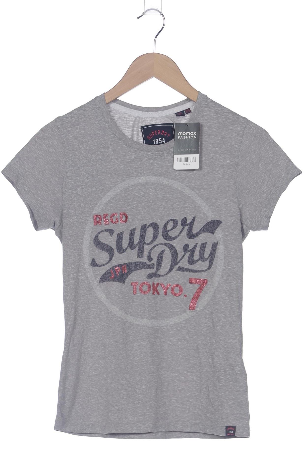 

Superdry Damen T-Shirt, grau, Gr. 38