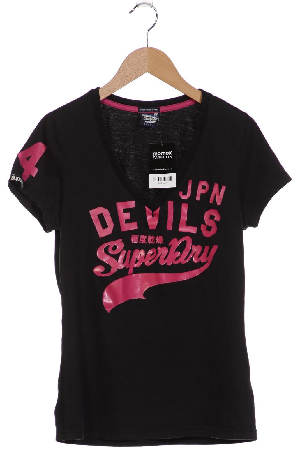 

Superdry Damen T-Shirt, schwarz, Gr. 42