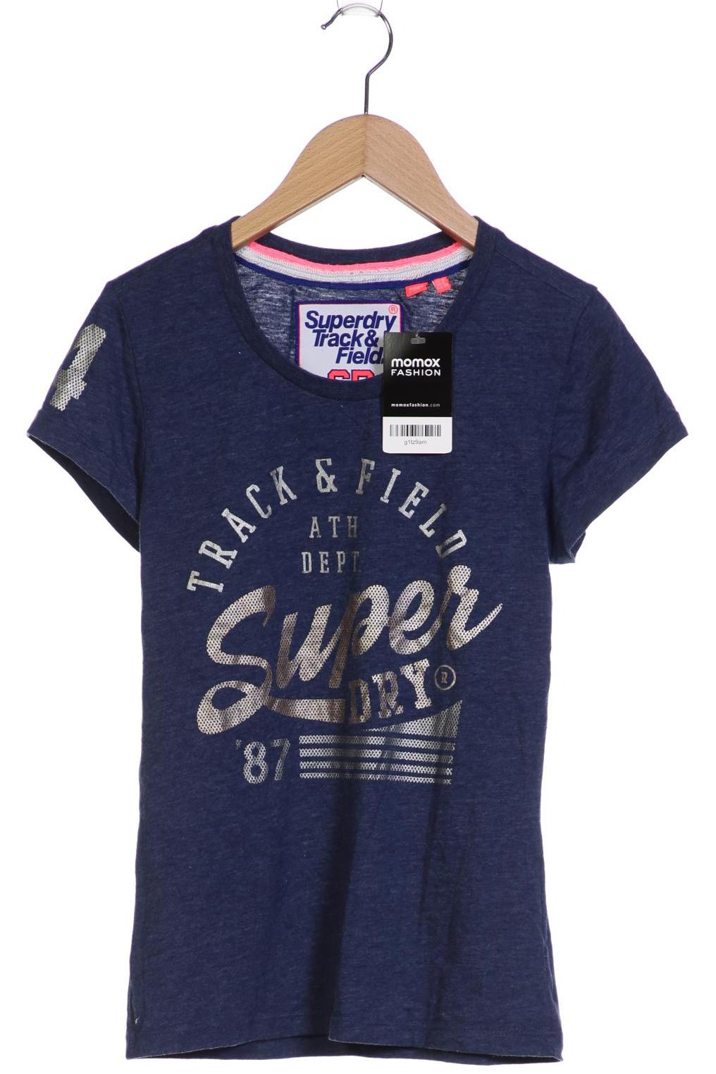 

Superdry Damen T-Shirt, marineblau, Gr. 38