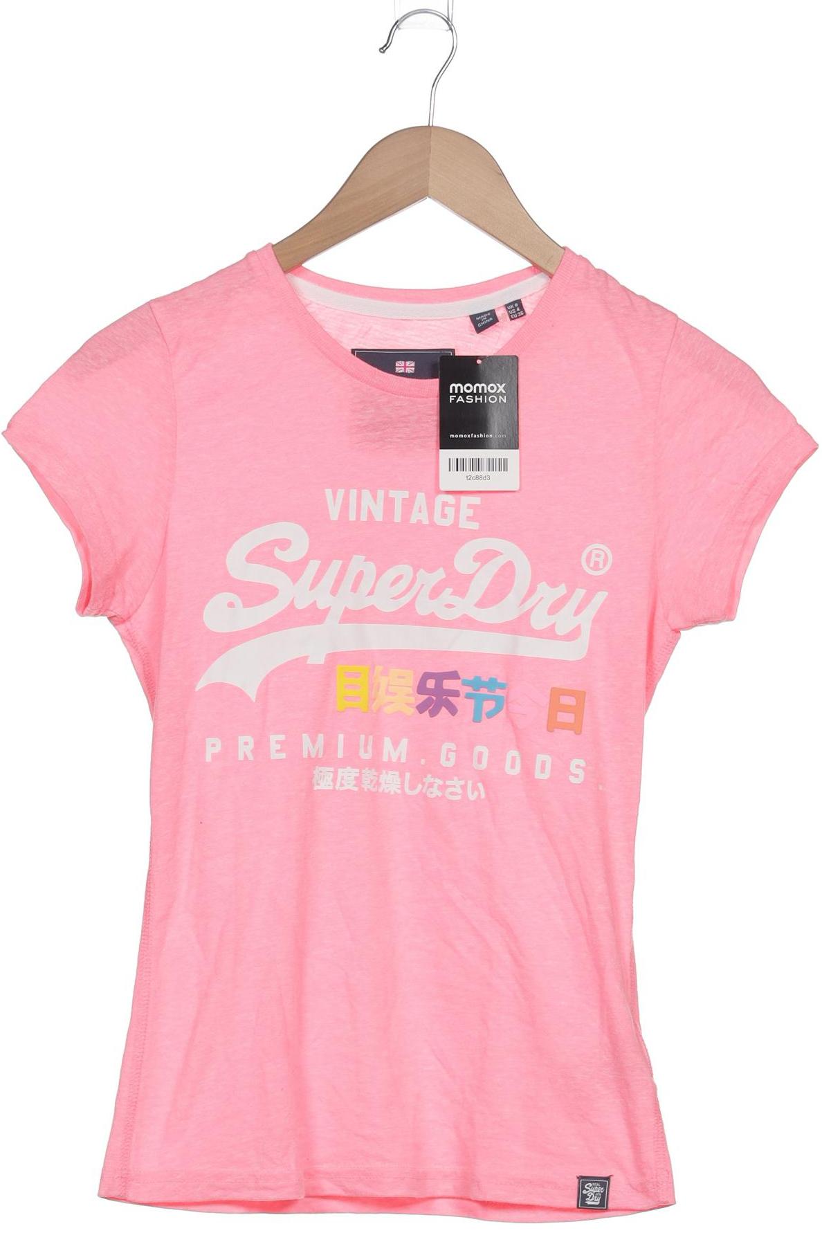 

Superdry Damen T-Shirt, neon, Gr. 36