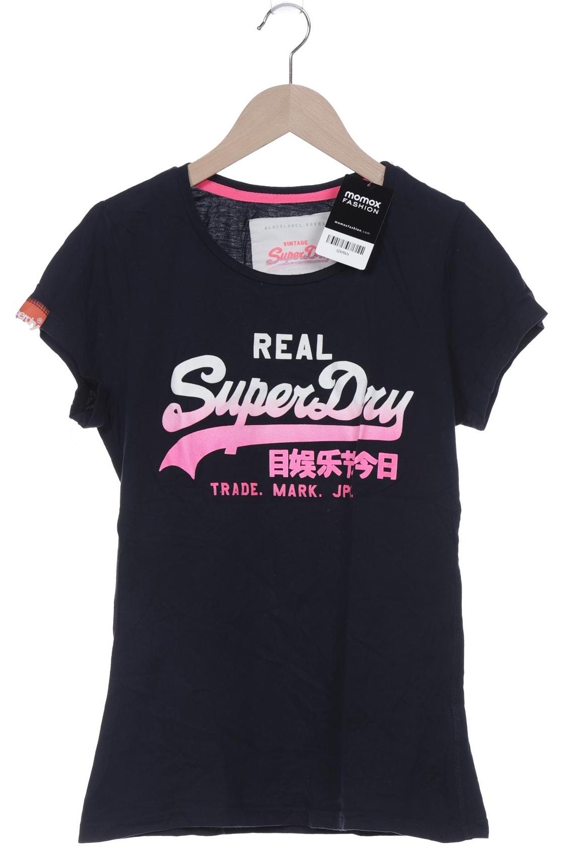 

Superdry Damen T-Shirt, marineblau, Gr. 38