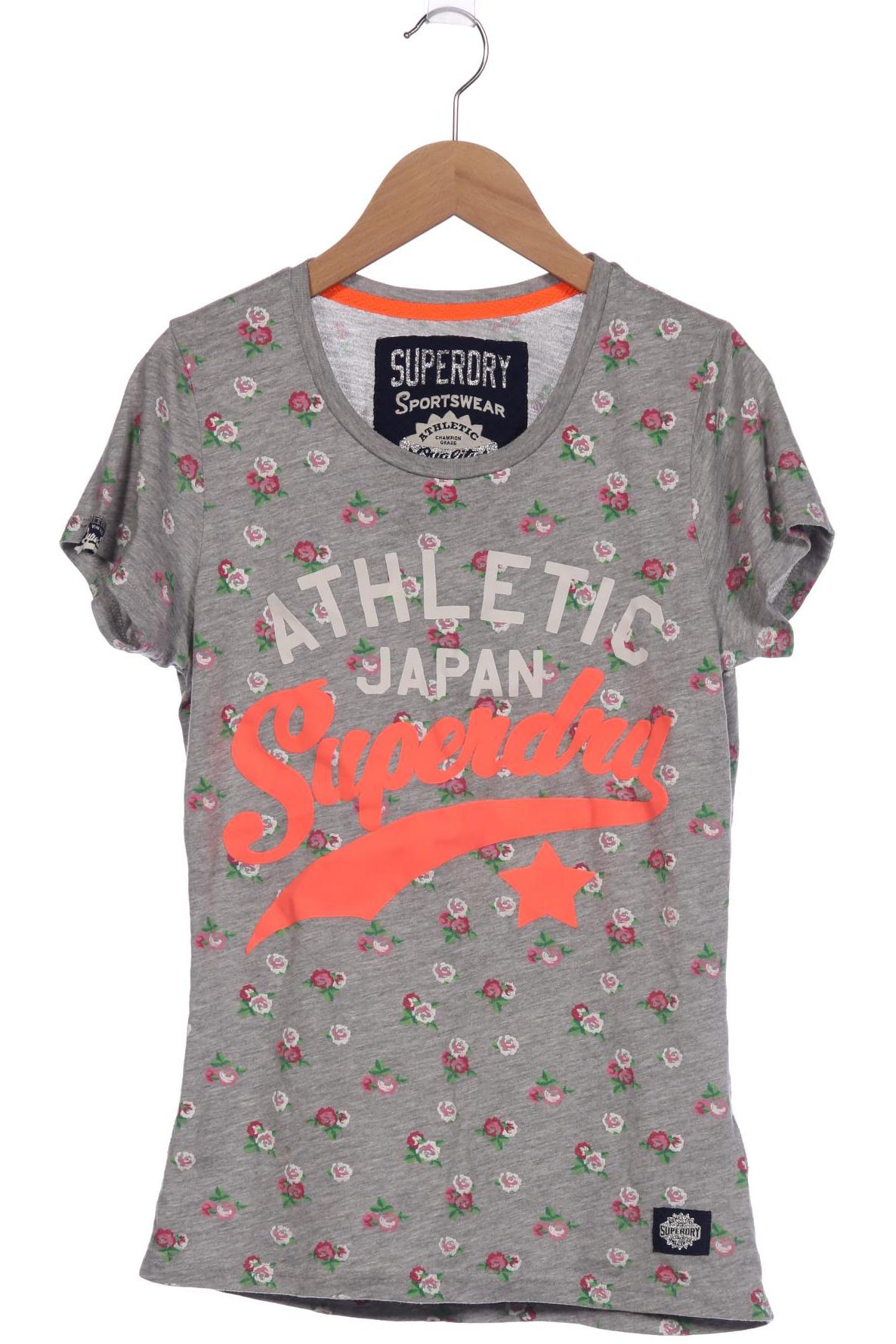 

Superdry Damen T-Shirt, grau, Gr. 38