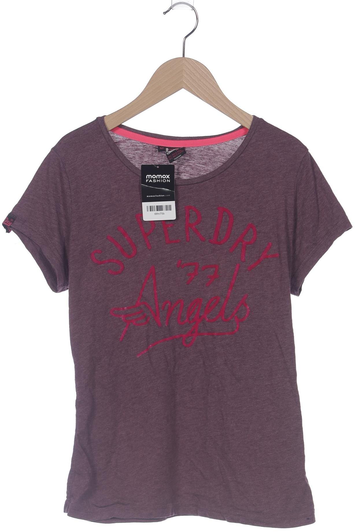 

Superdry Damen T-Shirt, bordeaux, Gr. 38