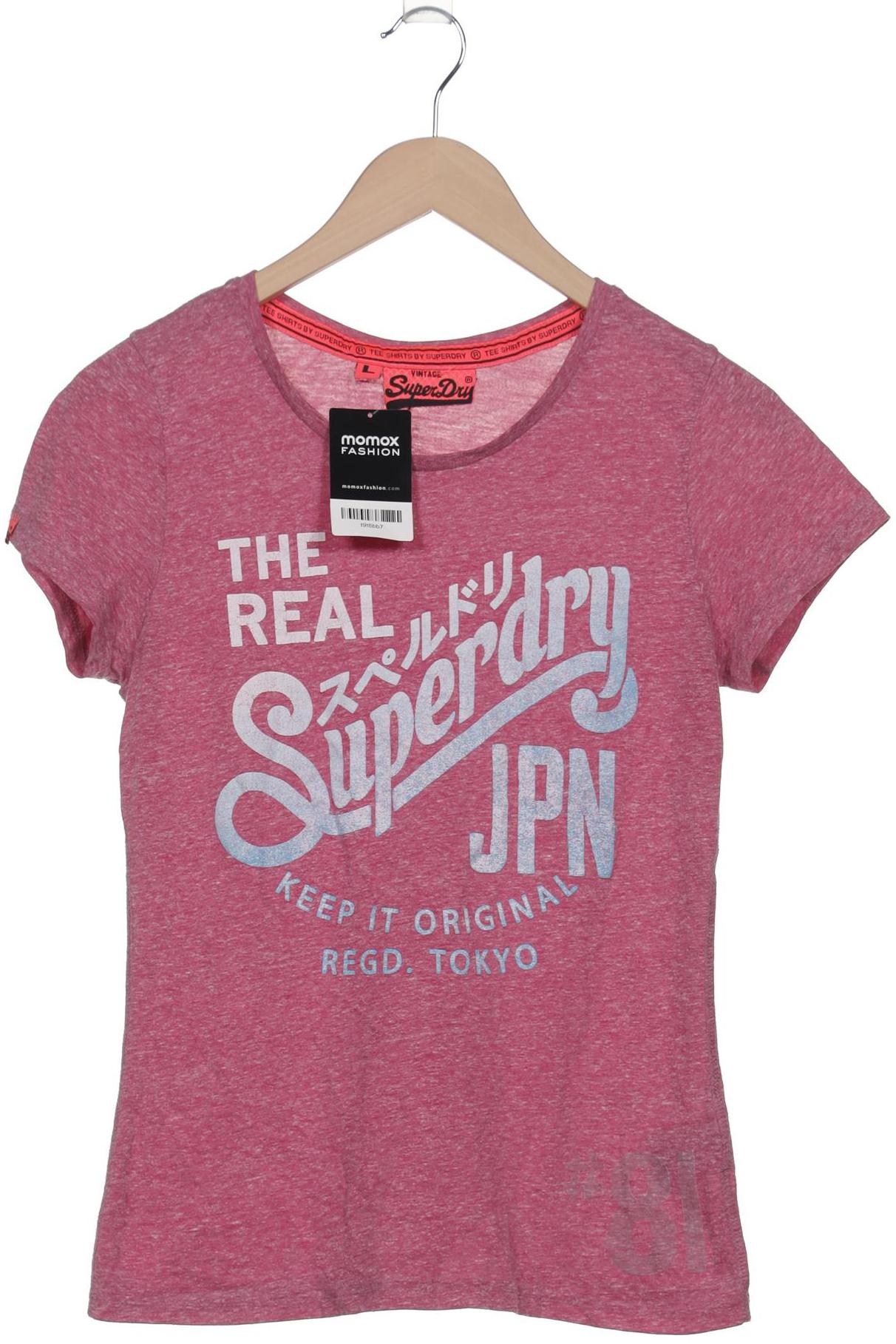 

Superdry Damen T-Shirt, pink, Gr. 42