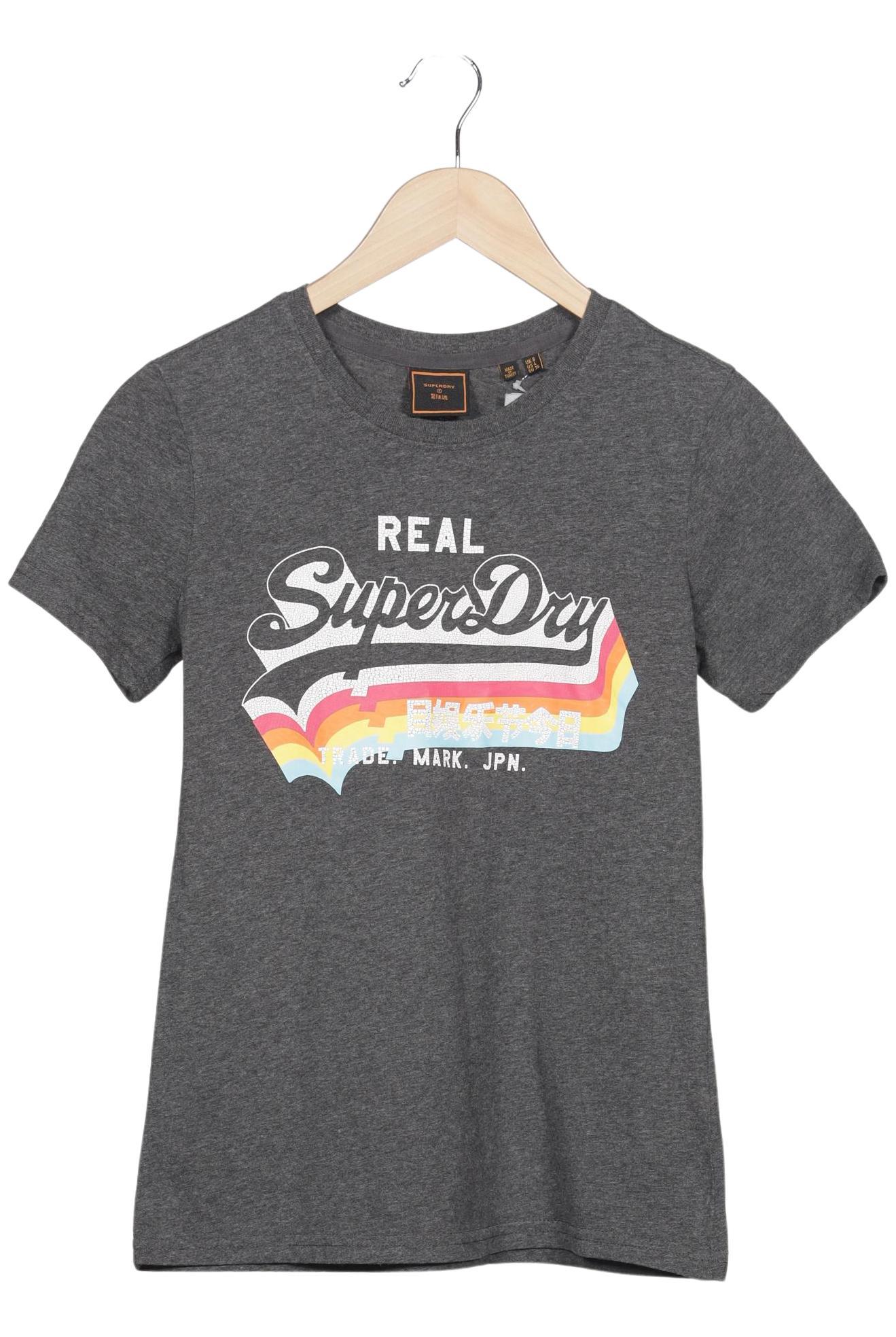 

Superdry Damen T-Shirt, grau, Gr. 36