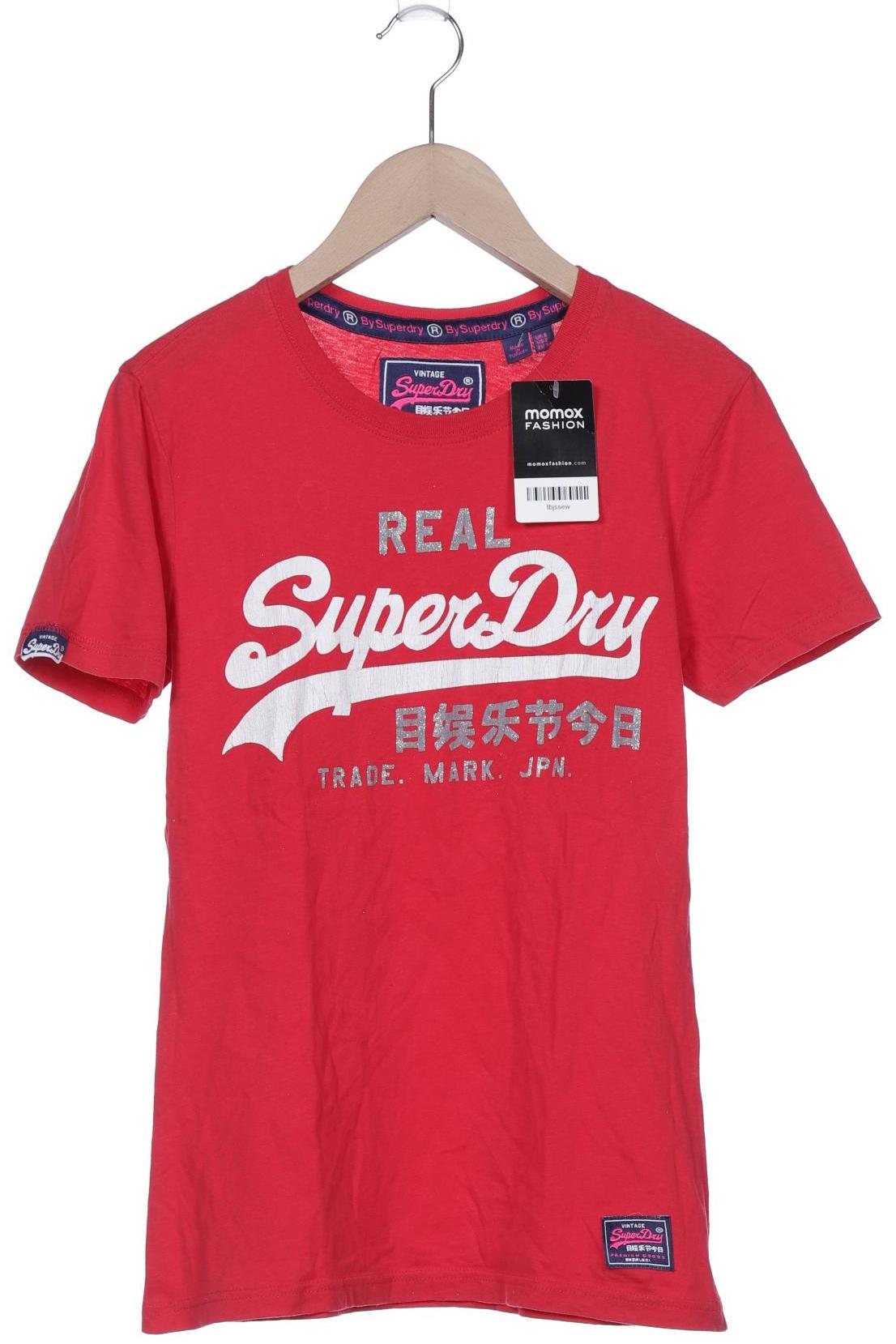 

Superdry Damen T-Shirt, rot, Gr. 34