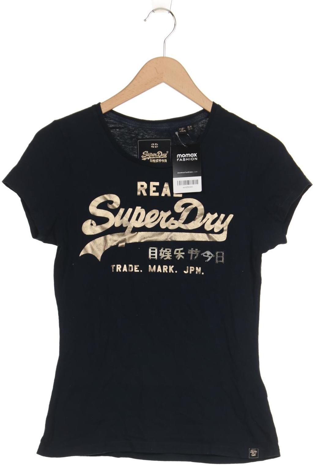 

Superdry Damen T-Shirt, schwarz, Gr. 38