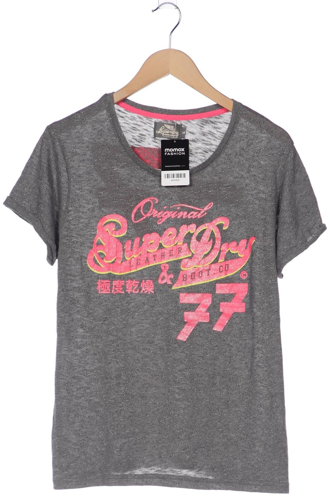 

Superdry Damen T-Shirt, grau, Gr. 38