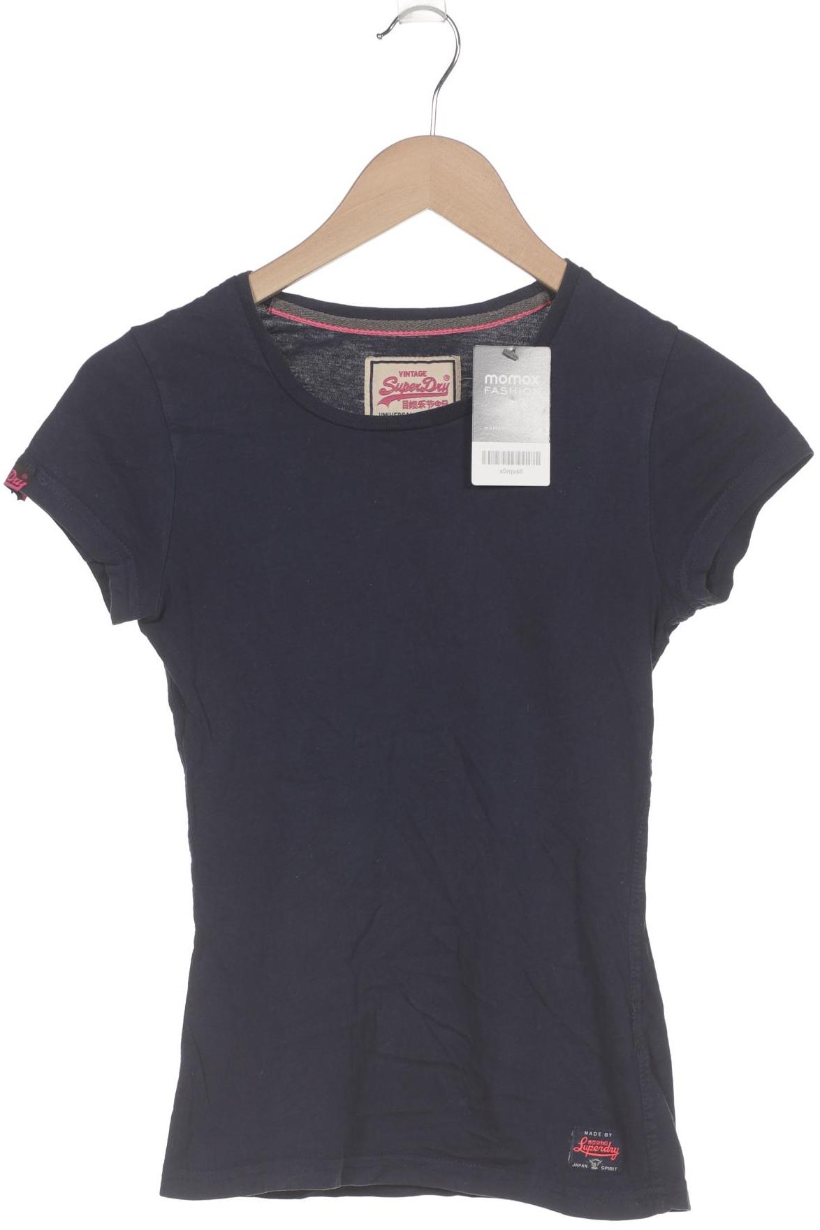 

Superdry Damen T-Shirt, marineblau, Gr. 36
