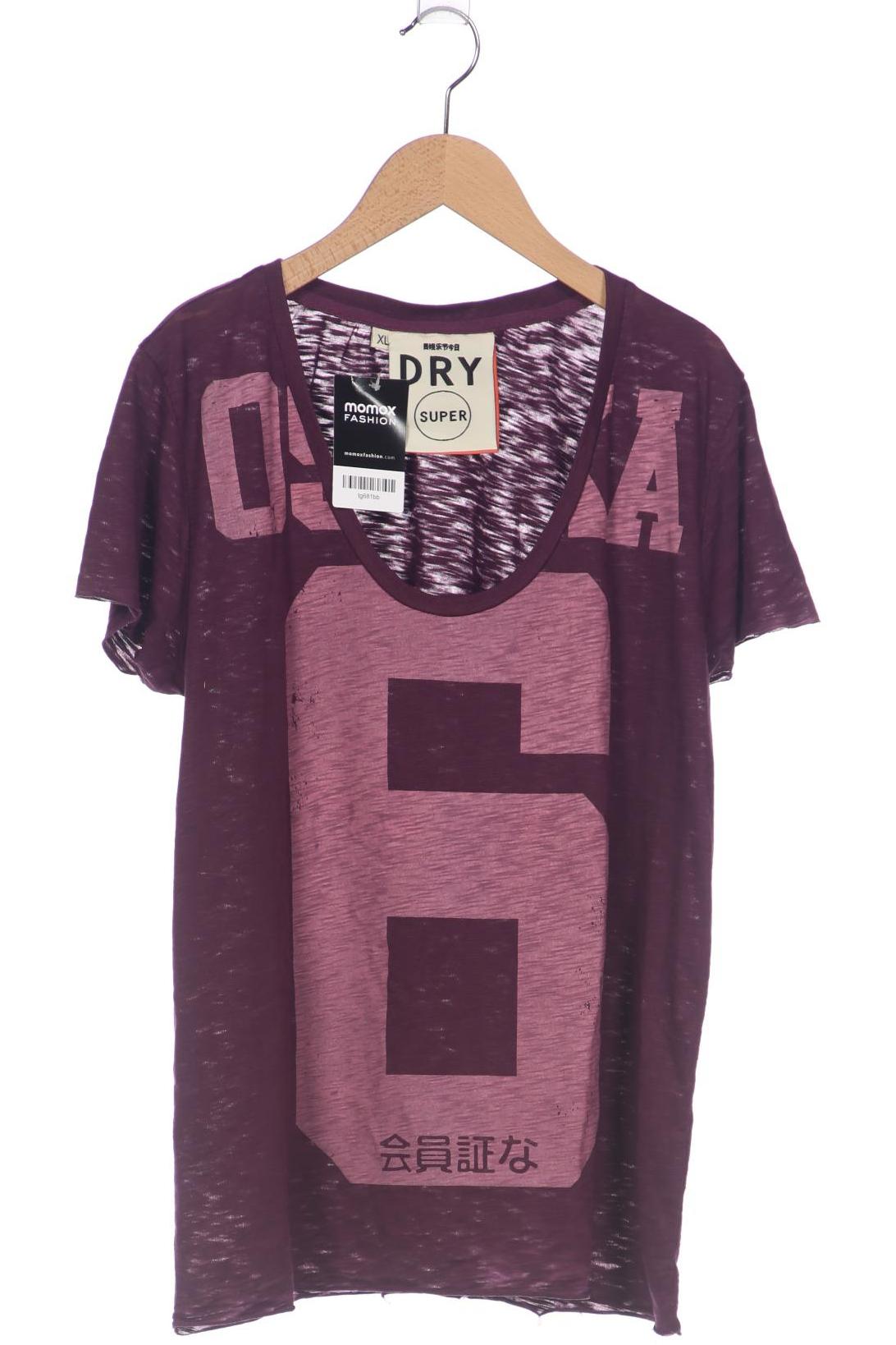 

Superdry Damen T-Shirt, flieder, Gr. 44