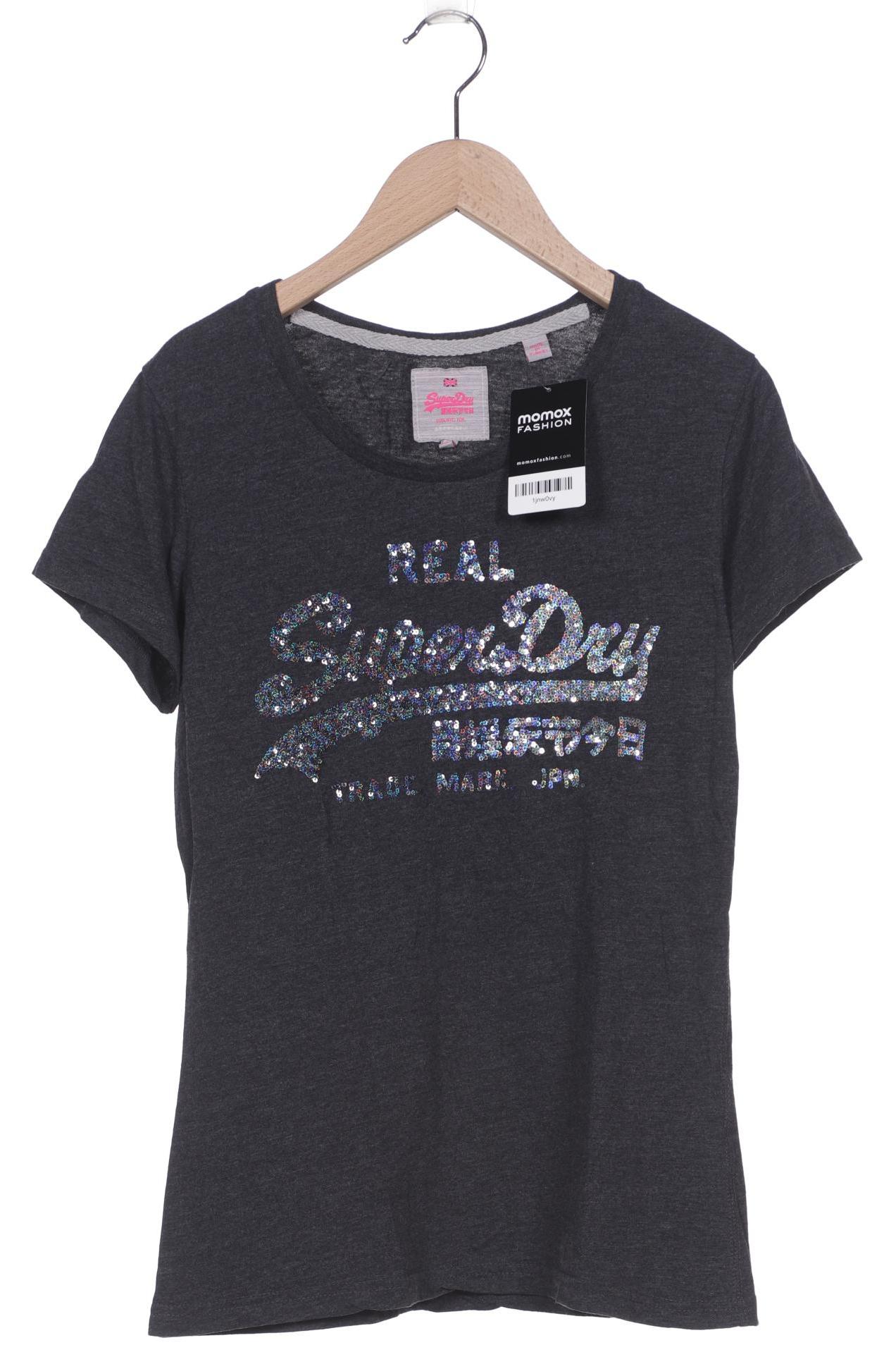 

Superdry Damen T-Shirt, grau, Gr. 42