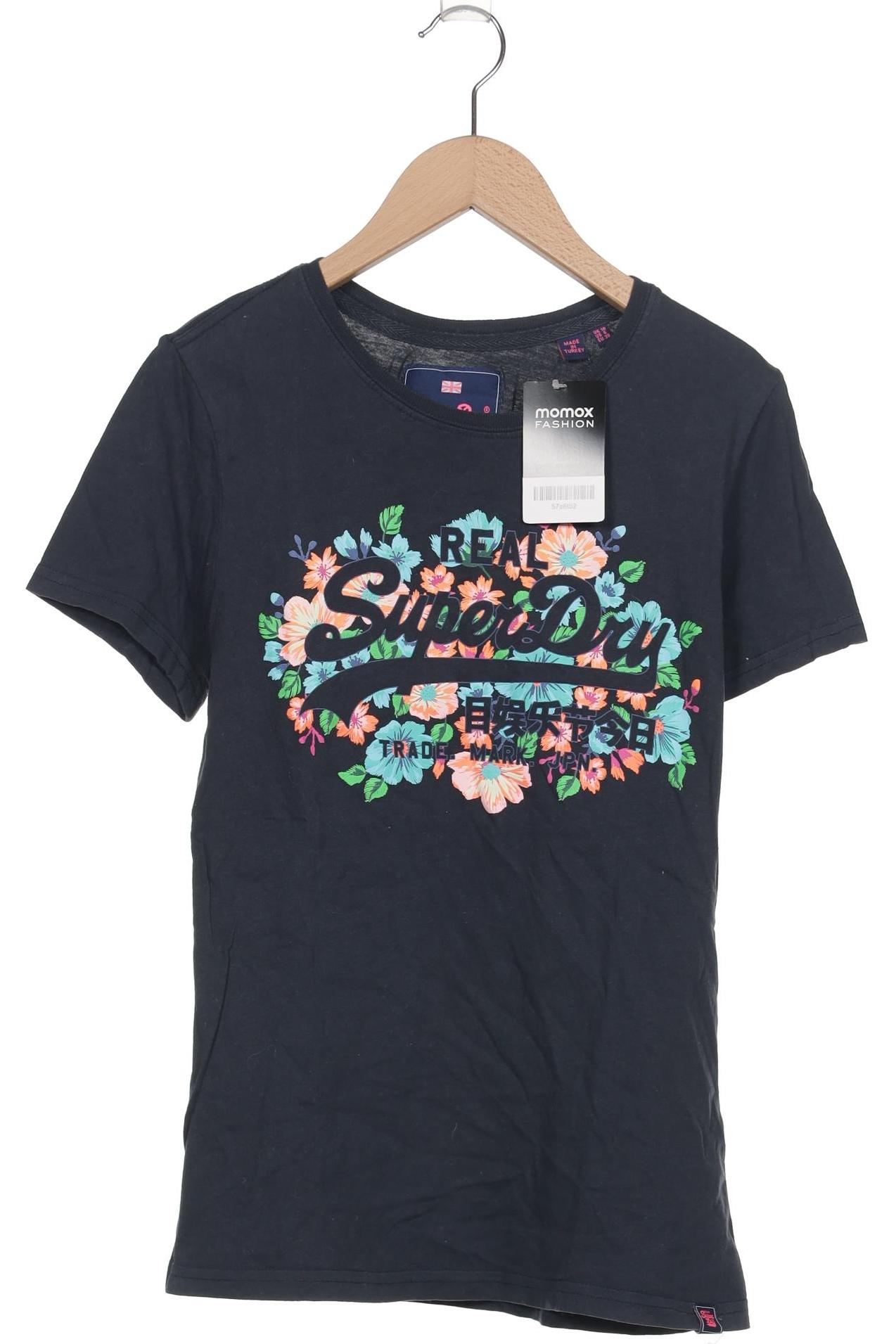 

Superdry Damen T-Shirt, marineblau, Gr. 38