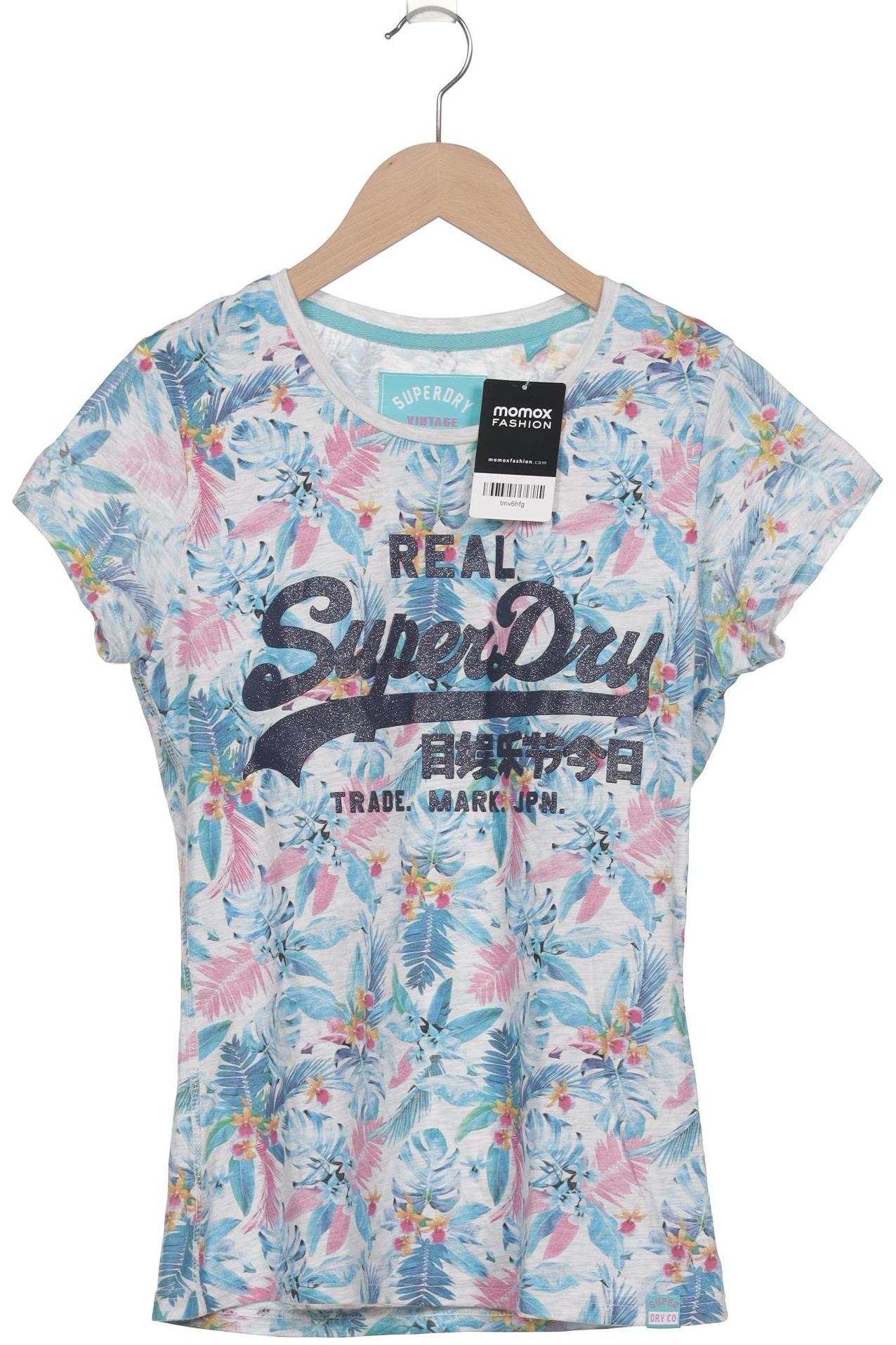 

Superdry Damen T-Shirt, blau, Gr. 36
