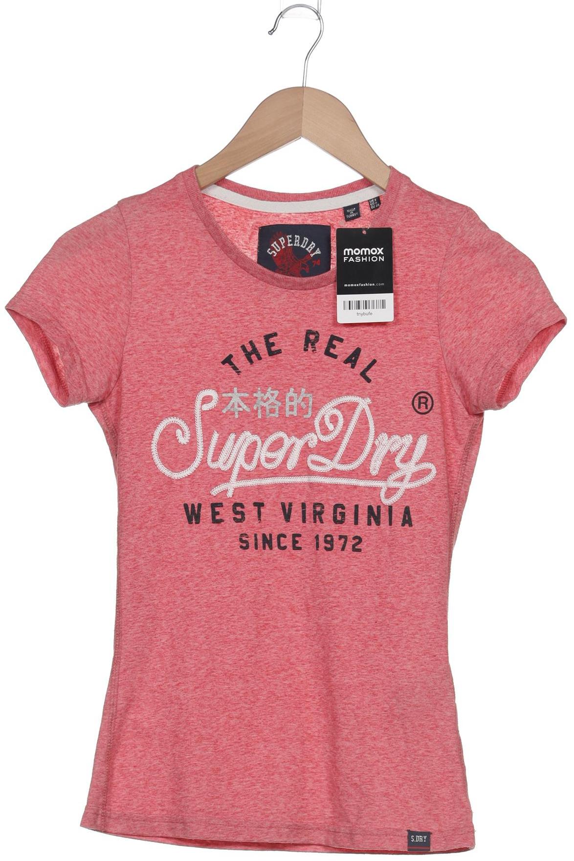 

Superdry Damen T-Shirt, rot, Gr. 36