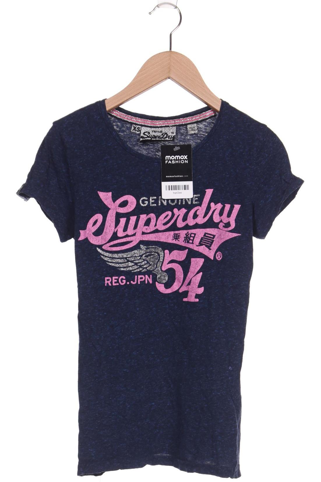 

Superdry Damen T-Shirt, marineblau