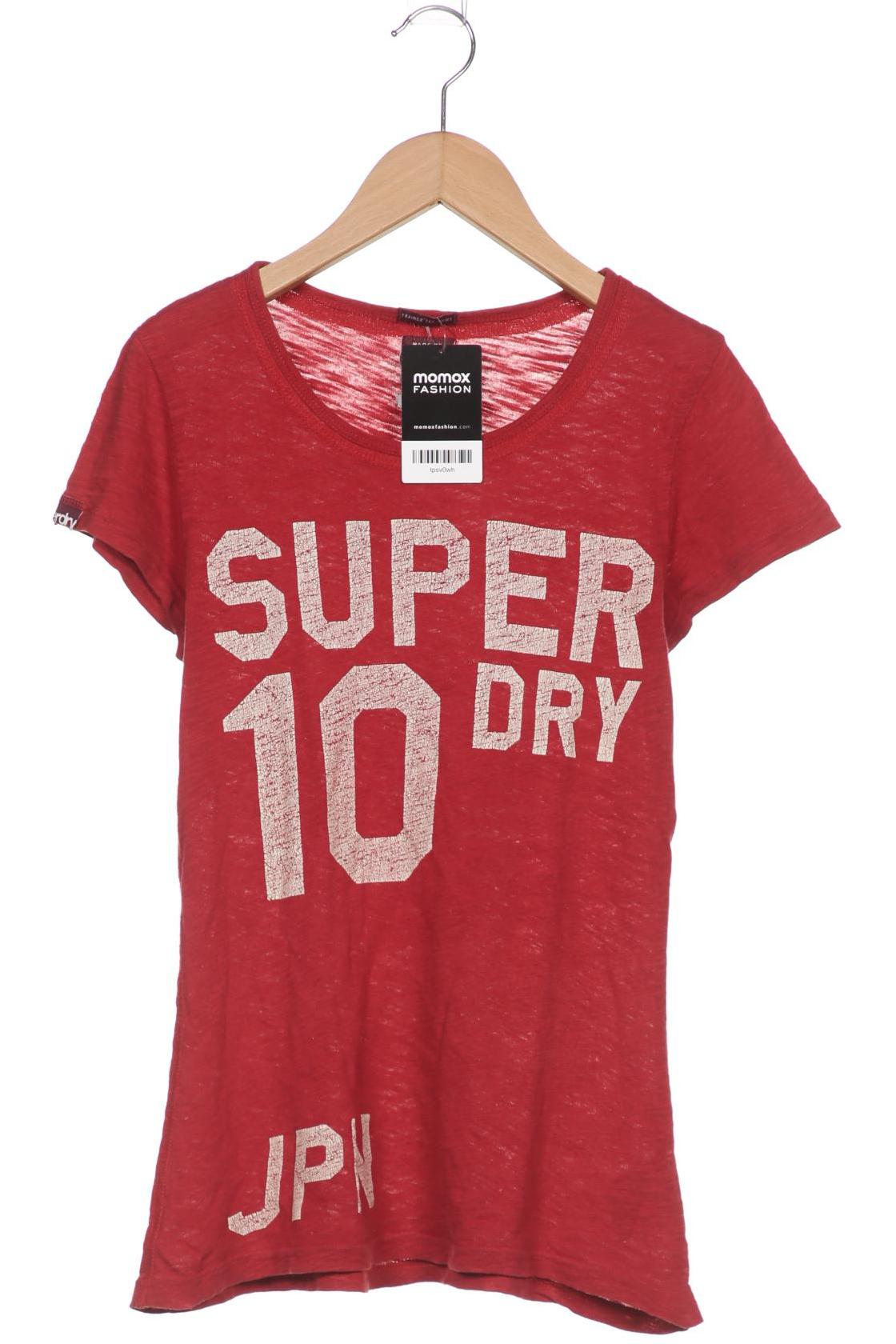 

Superdry Damen T-Shirt, rot, Gr. 36
