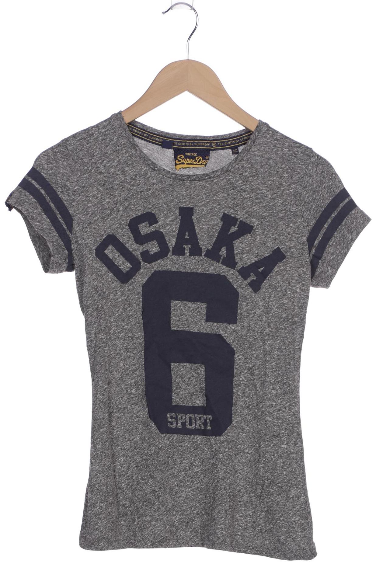 

Superdry Damen T-Shirt, grau, Gr. 36