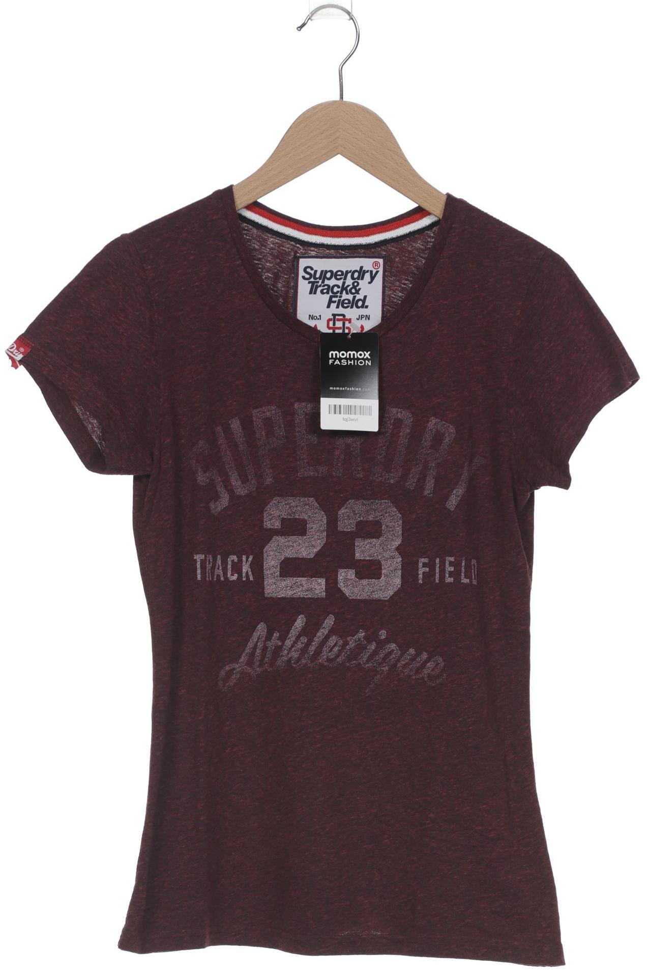 

Superdry Damen T-Shirt, bordeaux, Gr. 38