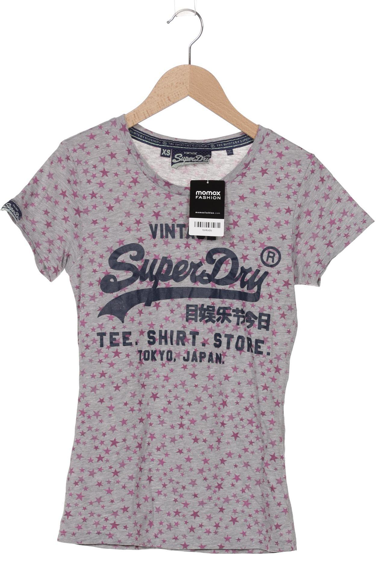 

Superdry Damen T-Shirt, grau, Gr. 34