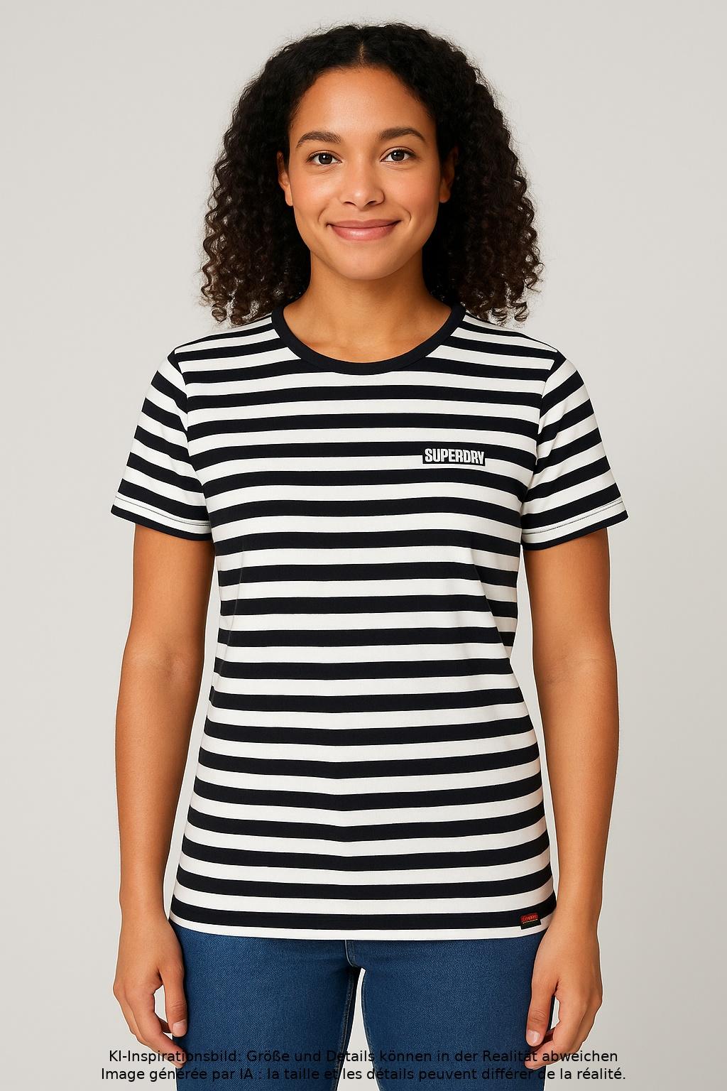 

Superdry Damen T-Shirt, mehrfarbig, Gr. 40